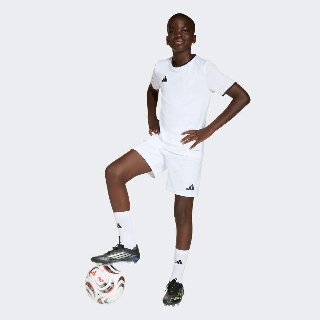 adidas Entrada 26 Short Youth - JZ6526-ADIDAS by adidas | Available at Niky's Sports