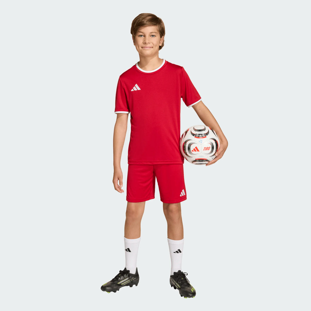 adidas Entrada 26 Short Youth - JZ6528-ADIDAS by adidas | Available at Niky's Sports