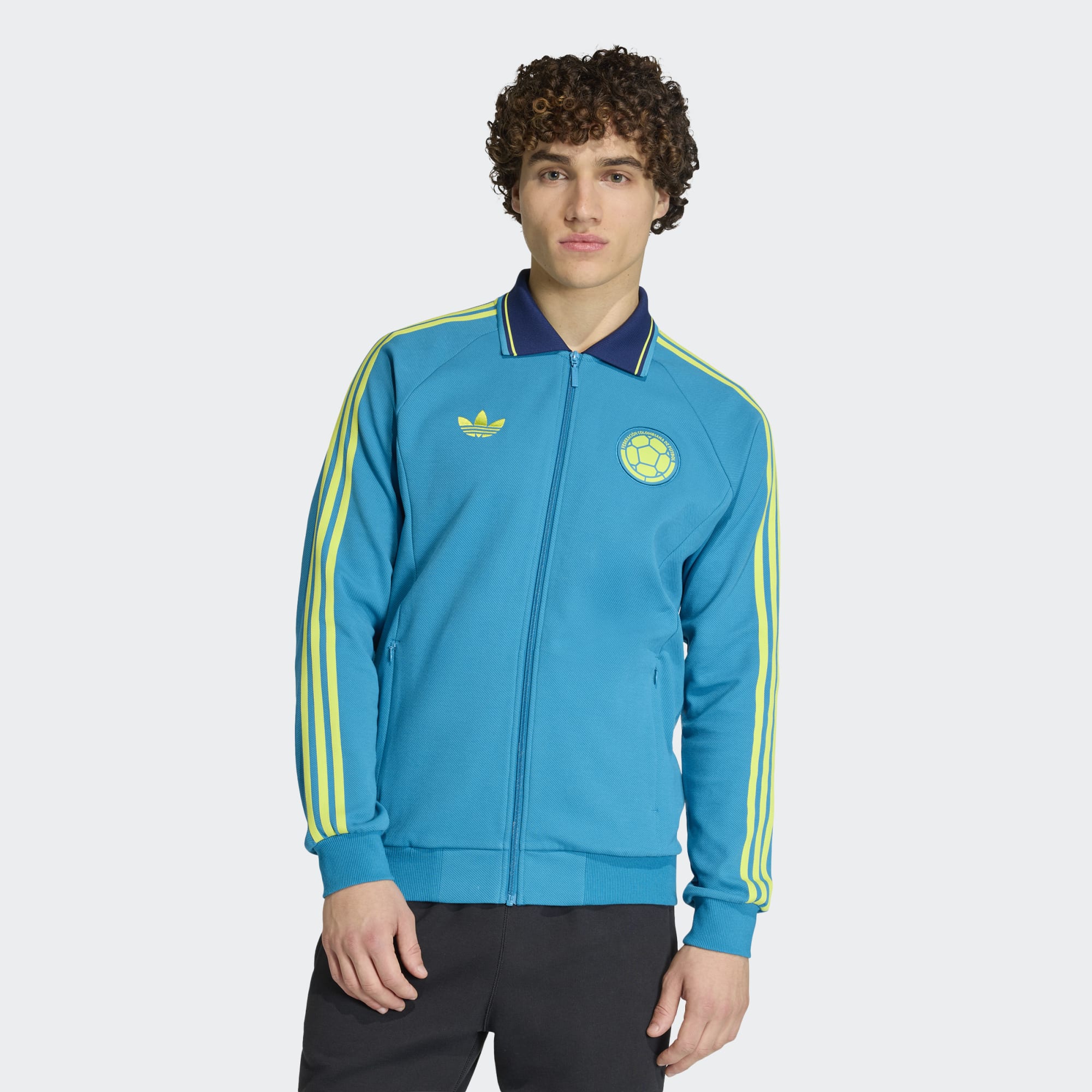 adidas Colombia Away Anthem Jacket - JZ9056-ADIDAS by adidas | Available at Niky's Sports