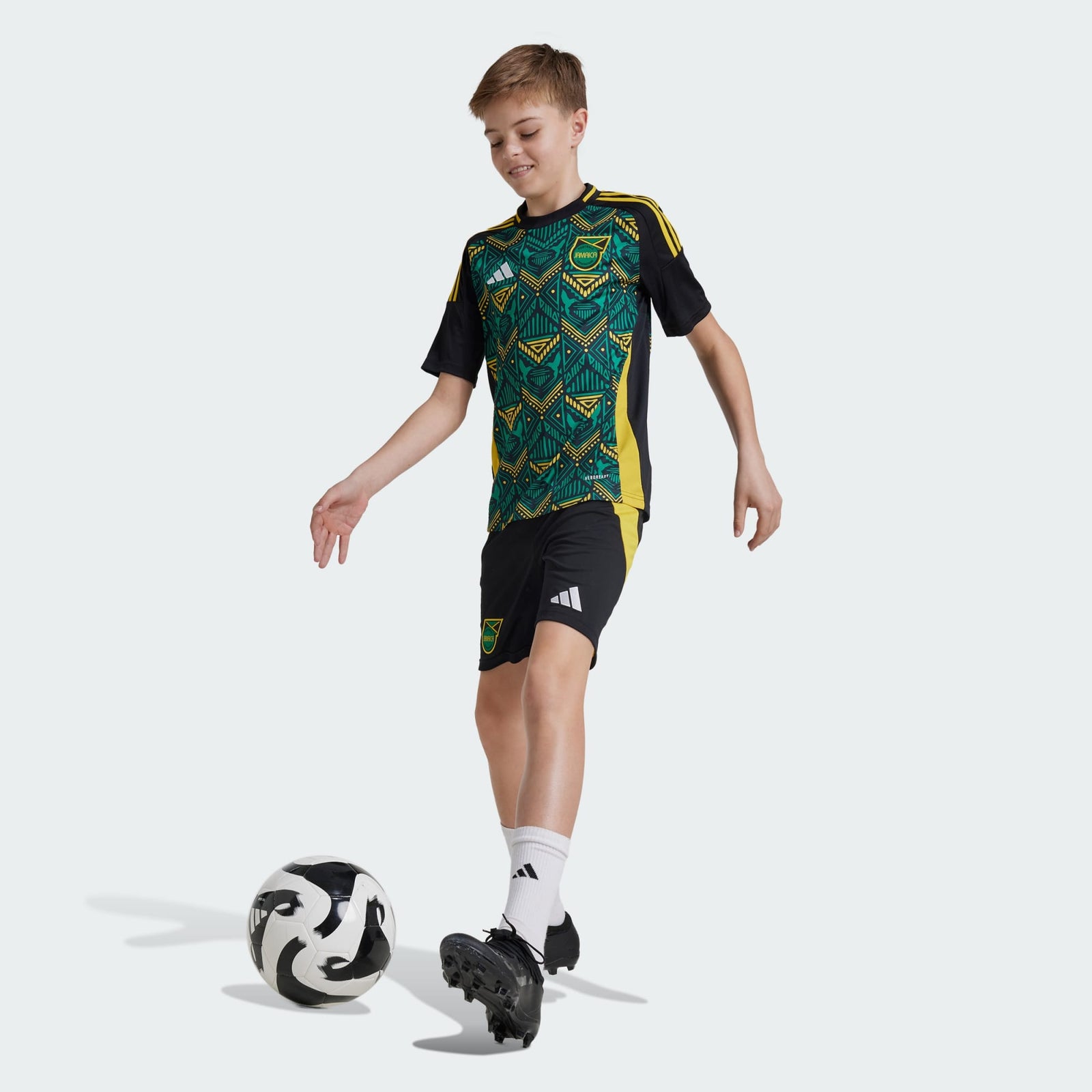 adidas JAMAICA 24 AWAY JERSEY KIDS - IS5671-ADIDAS by adidas | Available at Niky's Sports