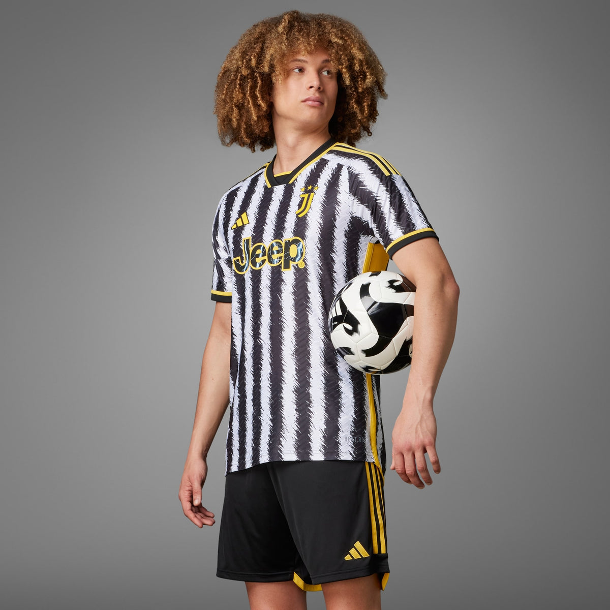 adidas JUVENTUS 23/24 HOME AUTHENTIC JERSEY - HR8248-ADIDAS by adidas | Available at Niky&#39;s Sports