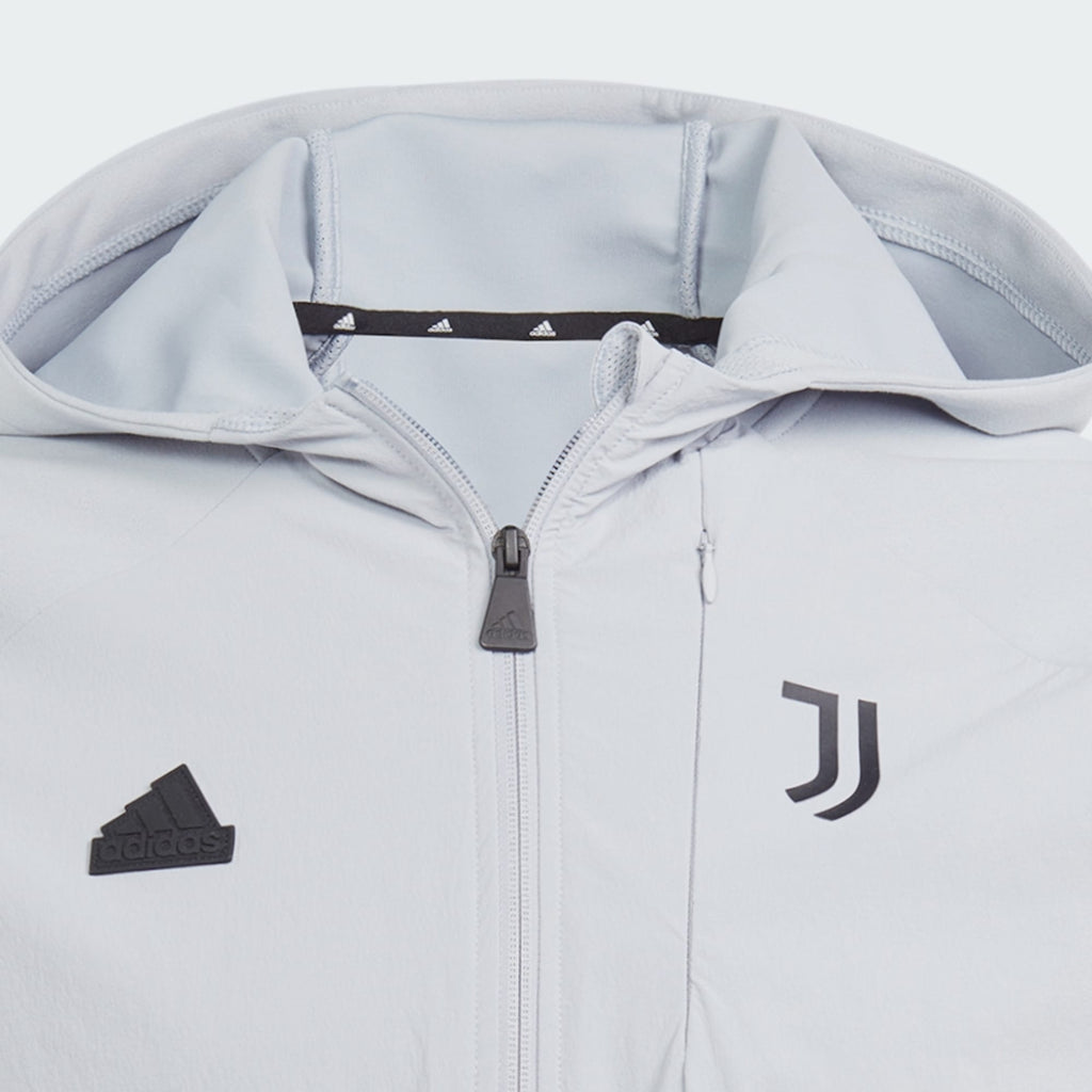 adidas JUVENTUS DESIGNED FOR GAMEDAY FULL-ZIP HOODIE