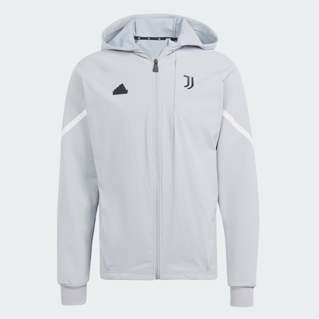 adidas JUVENTUS DESIGNED FOR GAMEDAY FULL-ZIP HOODIE