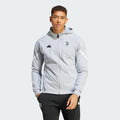 adidas JUVENTUS DESIGNED FOR GAMEDAY FULL-ZIP HOODIE