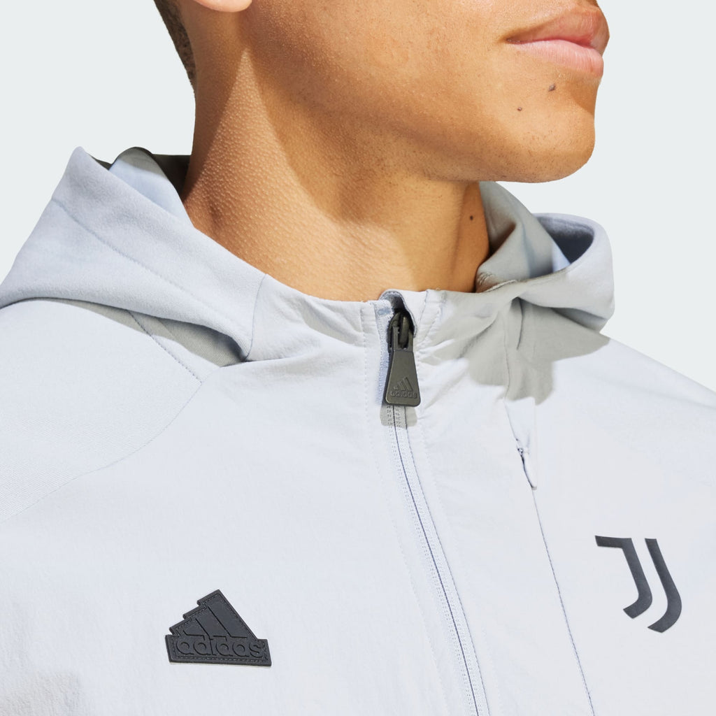 adidas JUVENTUS DESIGNED FOR GAMEDAY FULL-ZIP HOODIE
