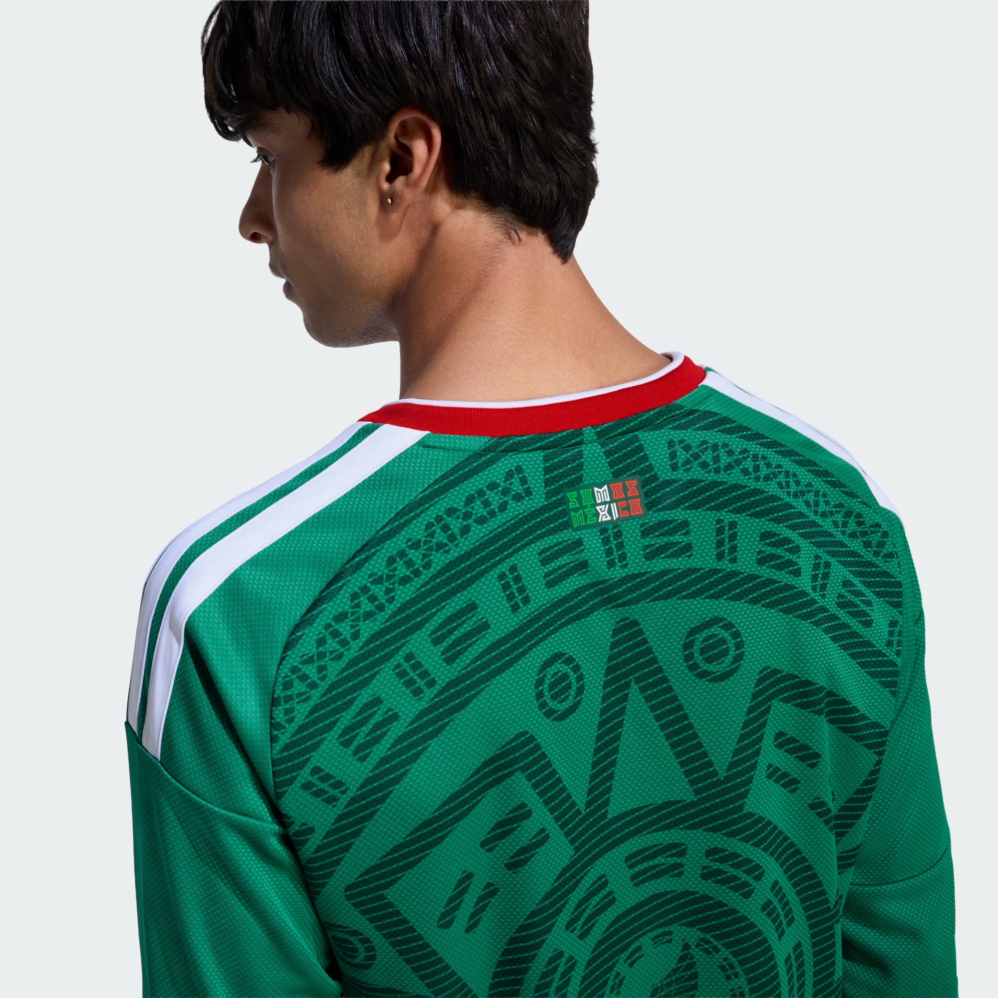 adidas Mexico 26 Home Men's Long Sleeve Replica Jersey