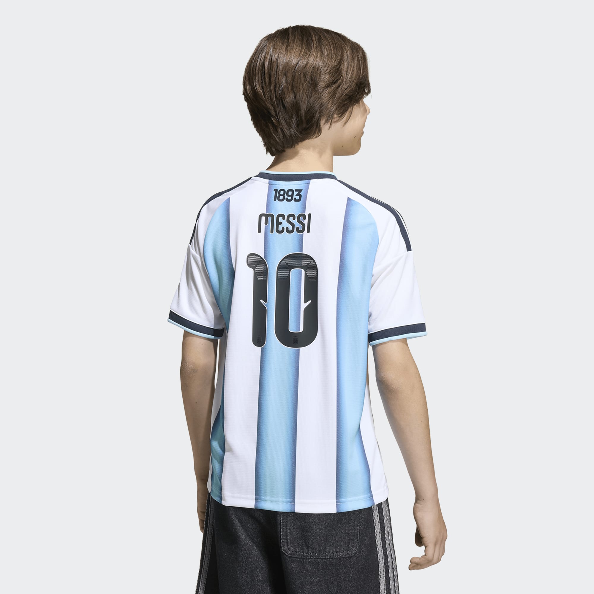 adidas Argentina 26 Home Replica Messi Kids Jersey