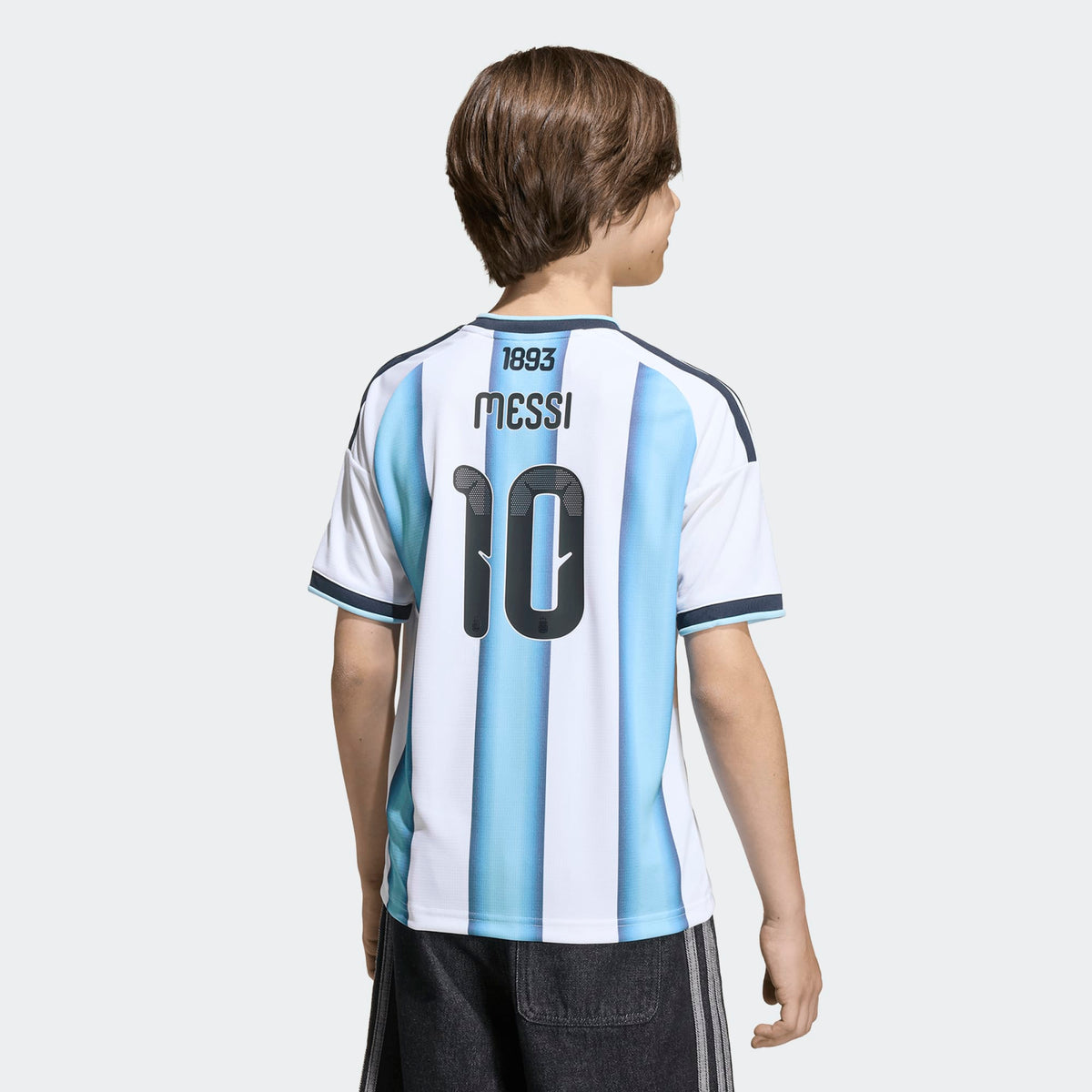 adidas Argentina 26 Home Replica Messi Kids Jersey