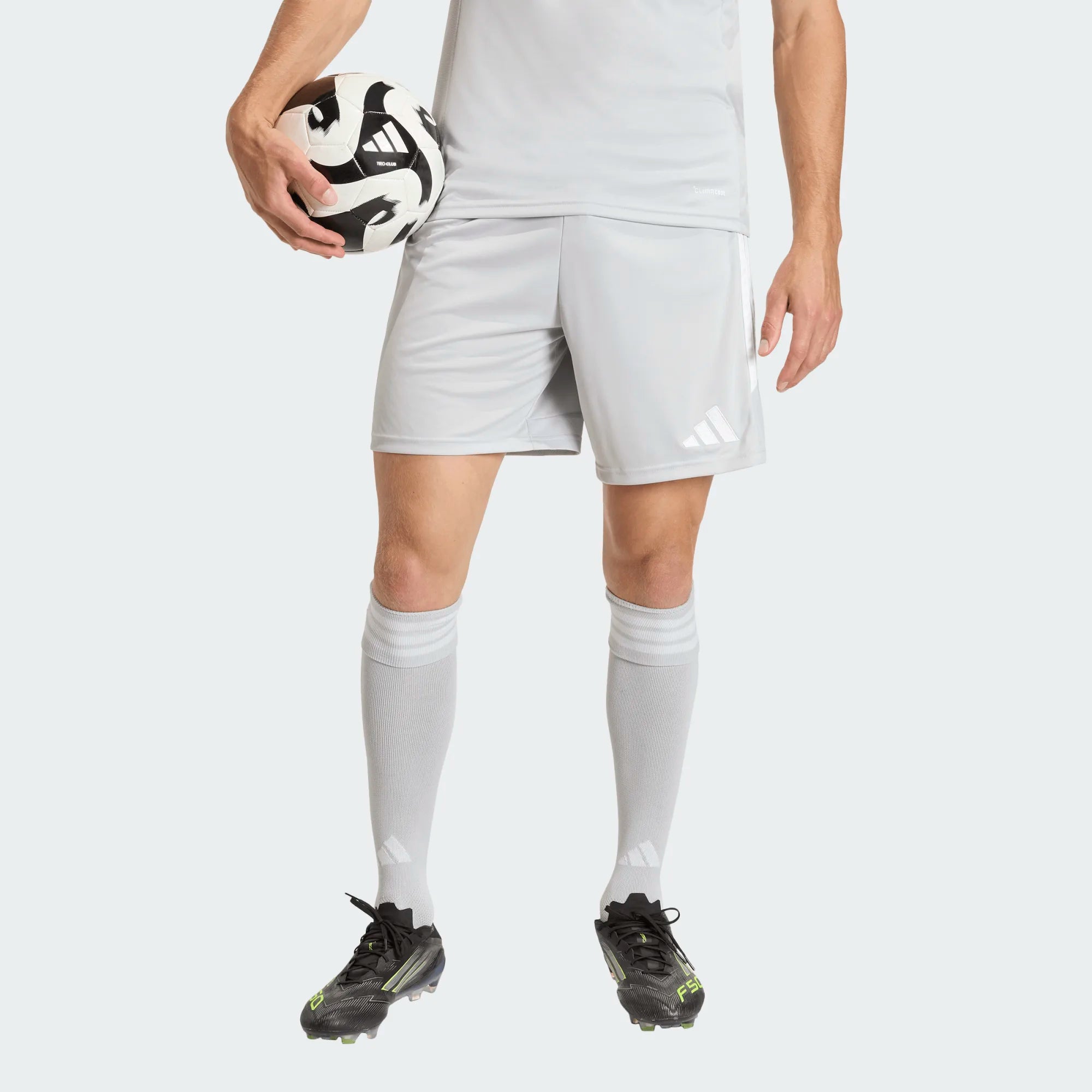 adidas Tiro 26 League Soccer Short Grey/White Men's - KA8781-adidas by Adidas | Available at Niky's Sports