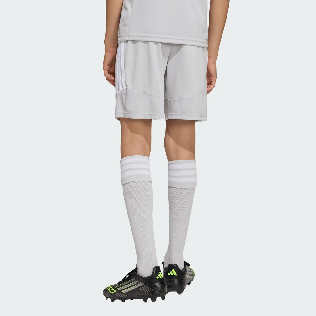 adidas Tiro 26 League Youth Soccer Short Grey/White - KA8815-adidas by Adidas | Available at Niky's Sports