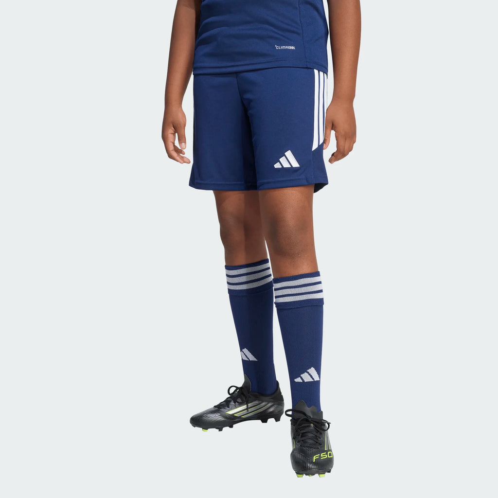 adidas Tiro 26 League Youth Soccer Short Navy/White - KA8821-adidas by Adidas | Available at Niky's Sports