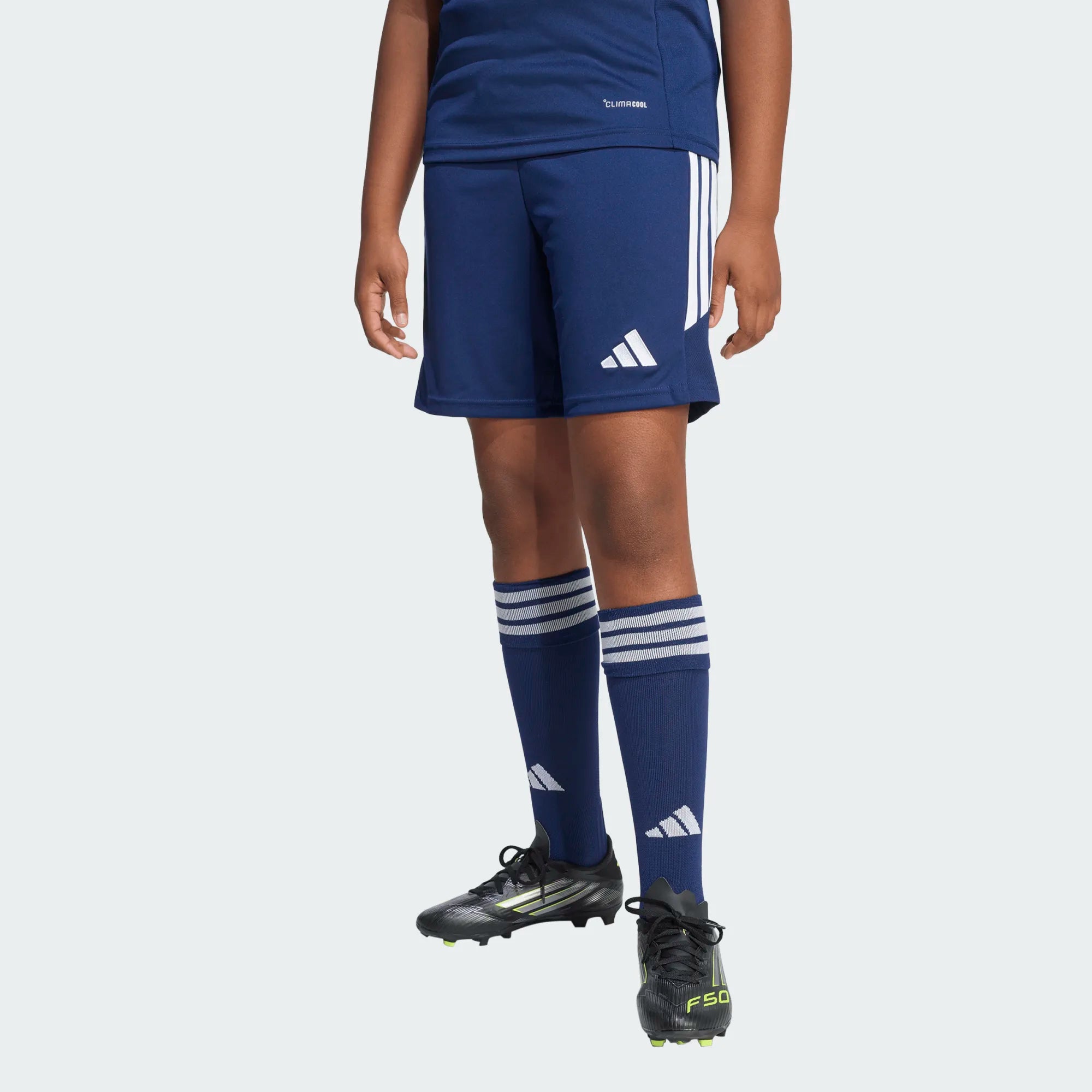 adidas Tiro 26 League Youth Soccer Short Navy/White - KA8821-adidas by Adidas | Available at Niky's Sports