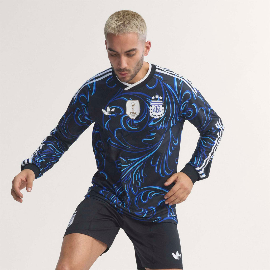 adidas Argentina 26 Away Authentic Long Sleeve Jersey