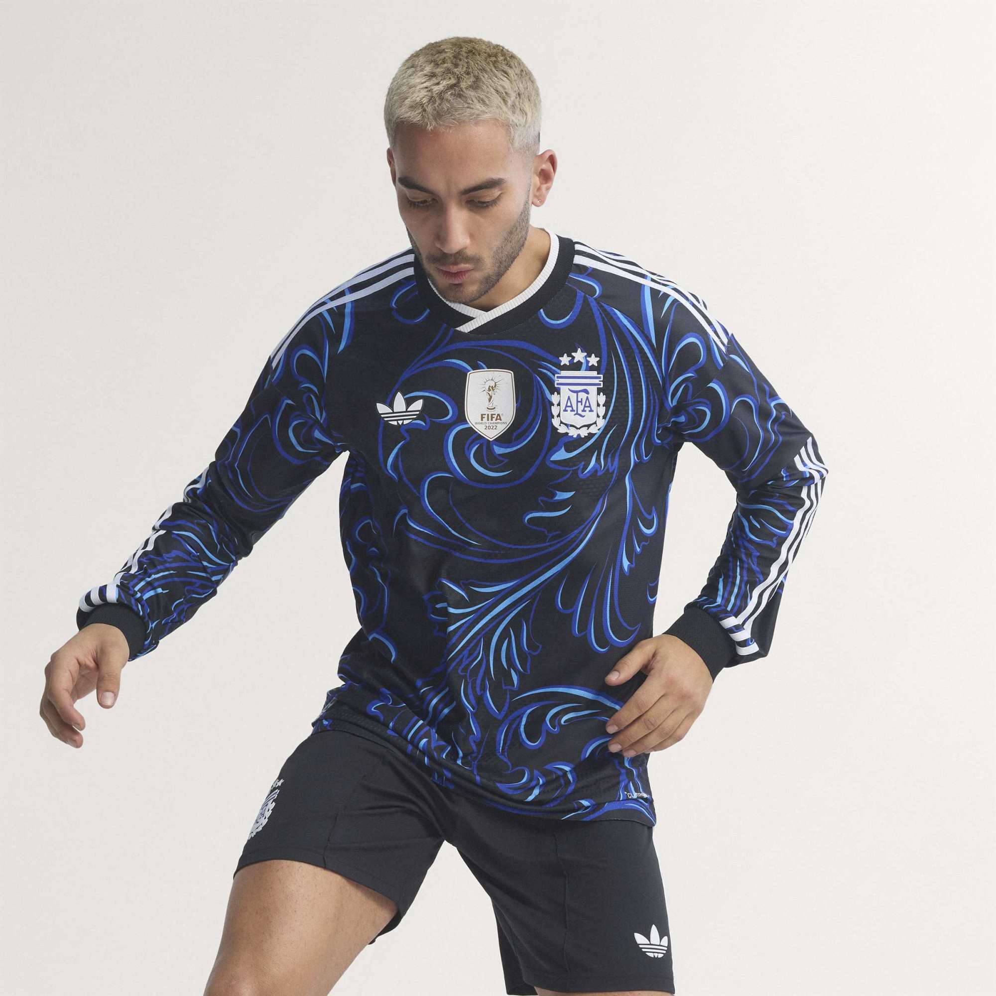 adidas Argentina 26 Away Authentic Long Sleeve Jersey