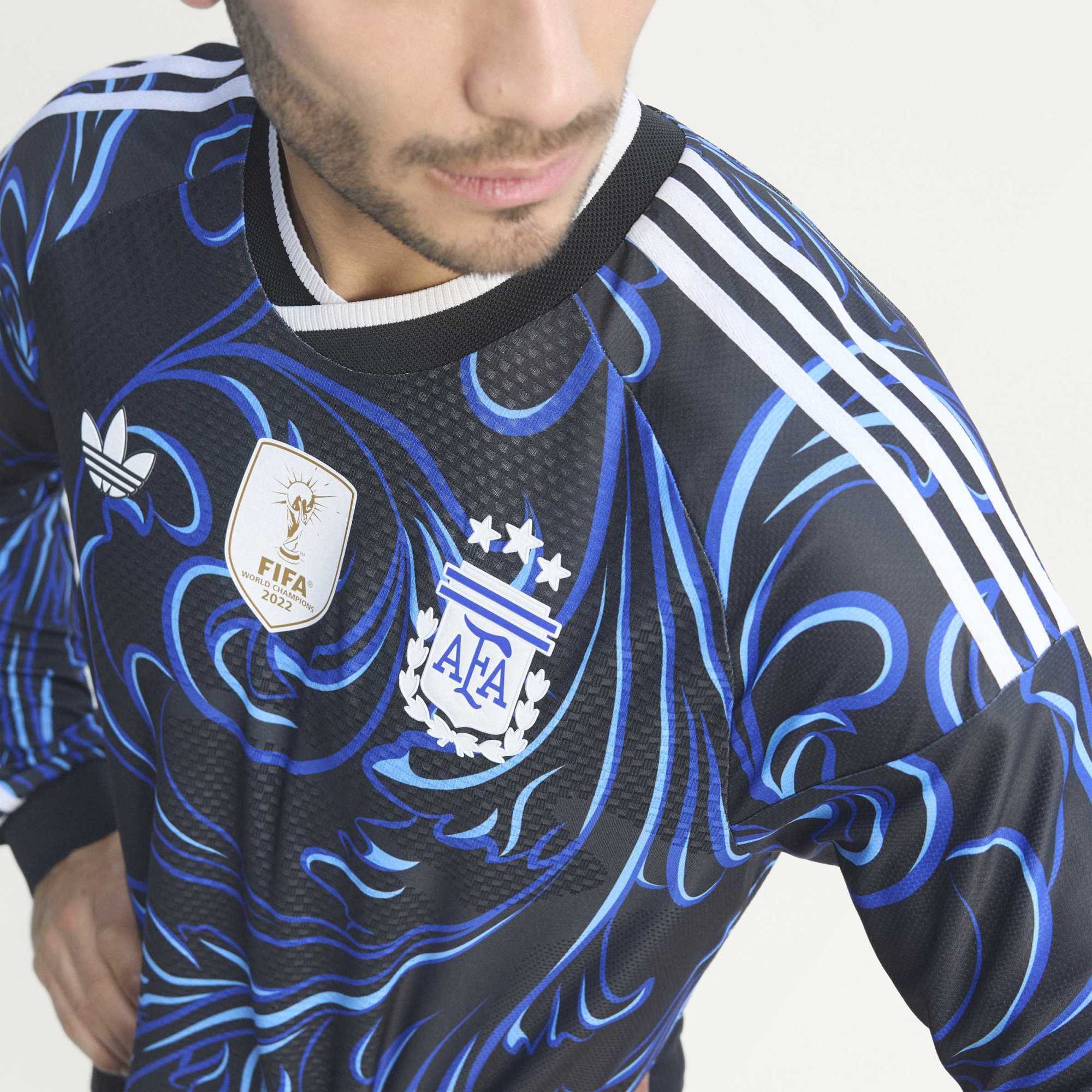 adidas Argentina 26 Away Authentic Long Sleeve Jersey