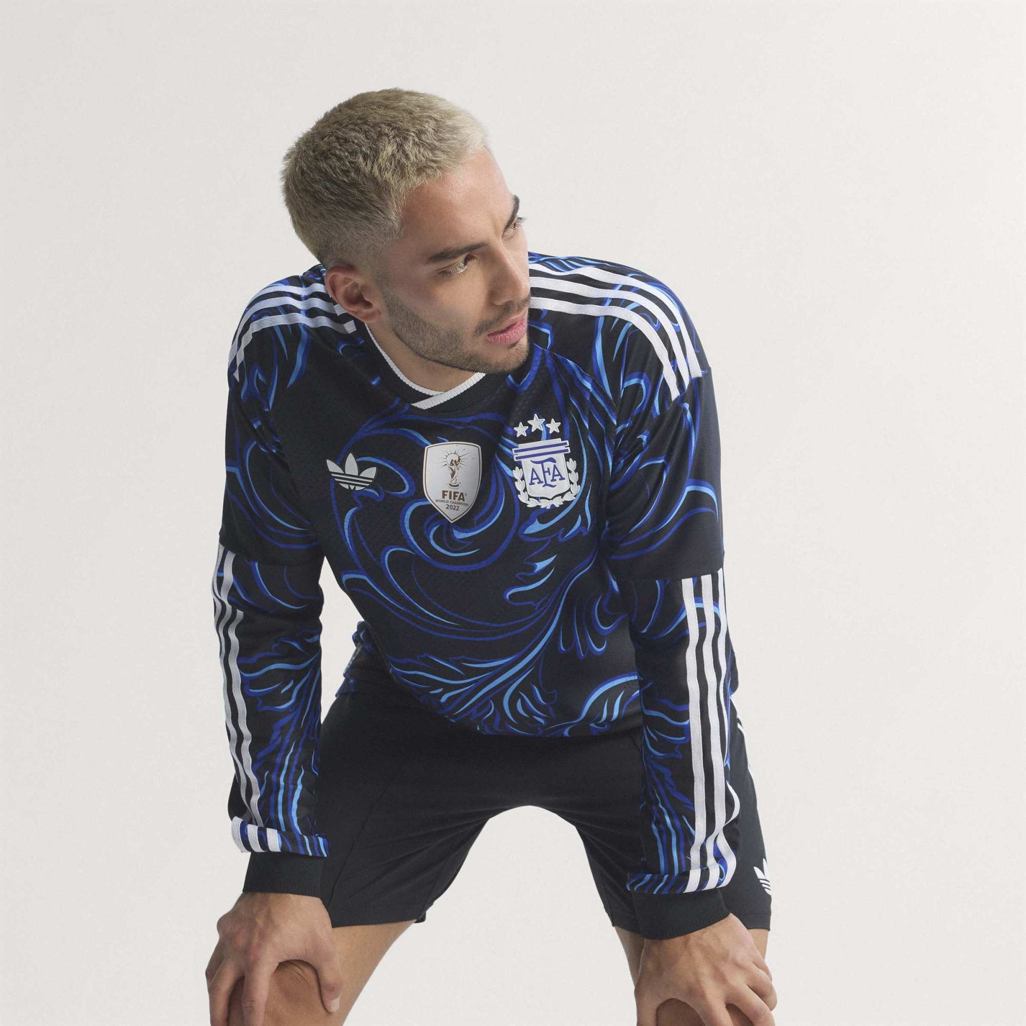 adidas Argentina 26 Away Authentic Long Sleeve Jersey