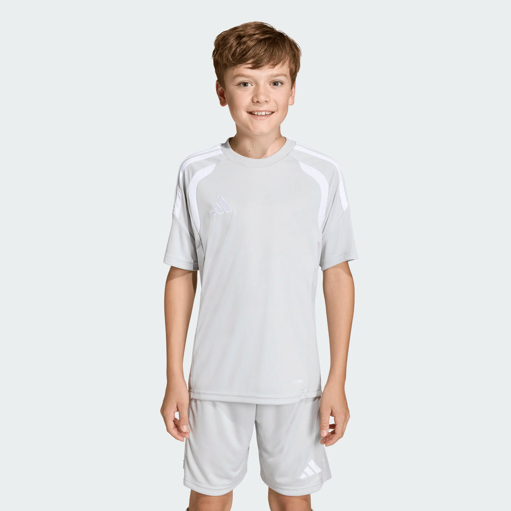 adidas Tiro 26 League Youth Jersey Grey/White - KB1324 by adidas | Available at Niky's Sports