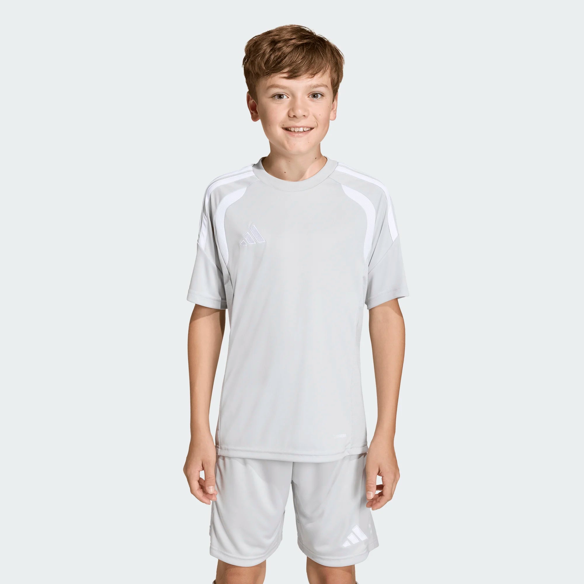 adidas Tiro 26 League Youth Jersey Grey/White - KB1324 by adidas | Available at Niky's Sports