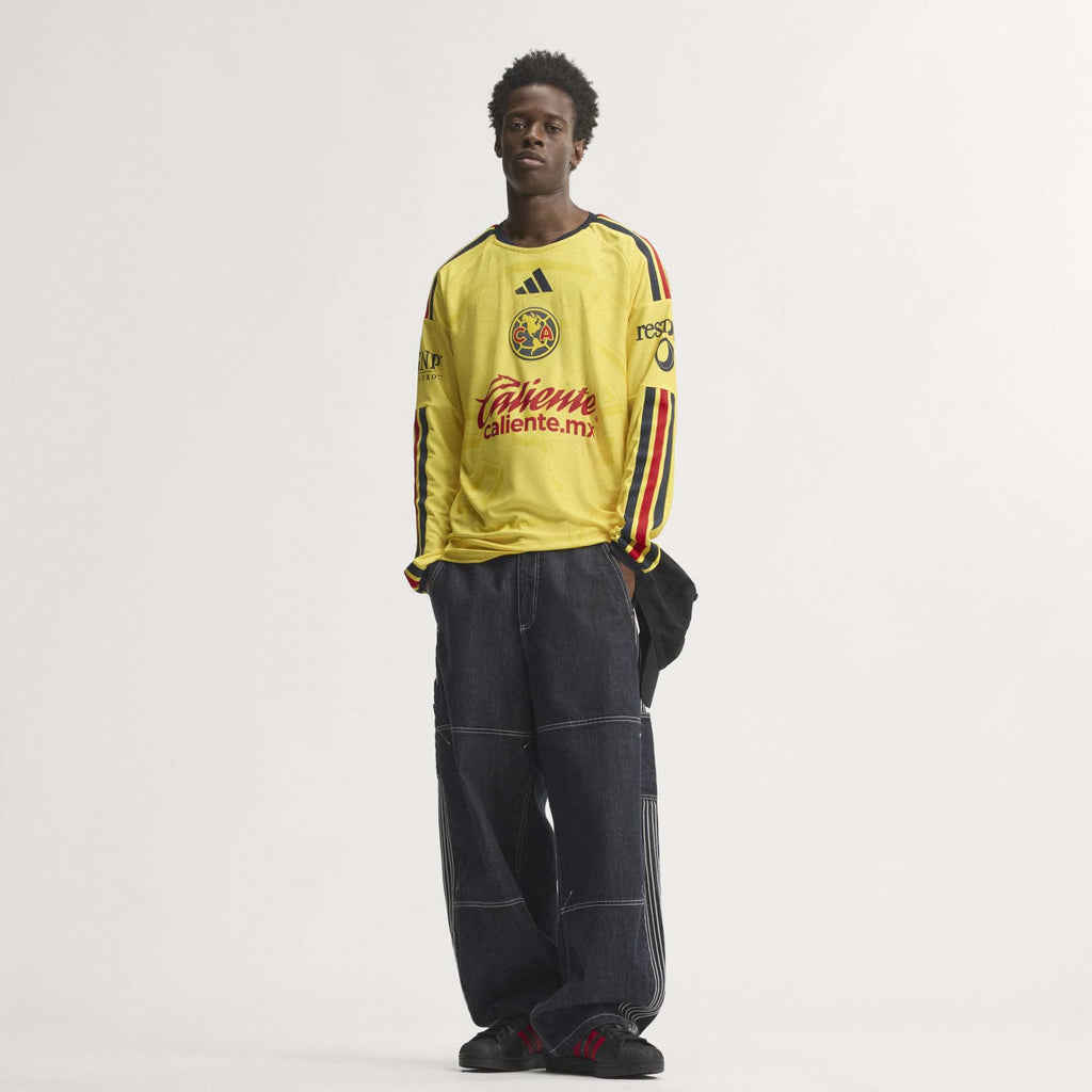 adidas CLUB AMERICA 26/27 HOME AUTHENTIC LONG SLEEVE JERSEY