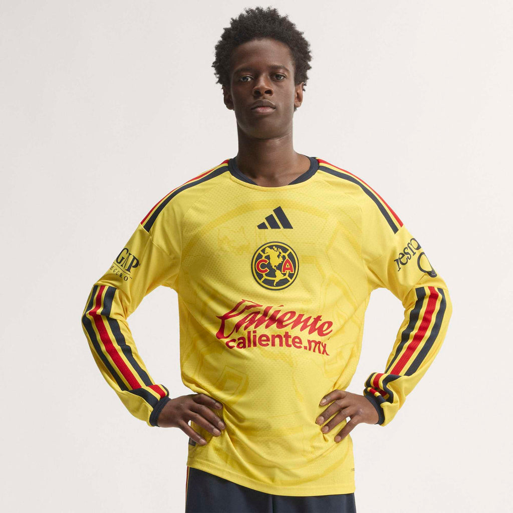 adidas CLUB AMERICA 26/27 HOME AUTHENTIC LONG SLEEVE JERSEY