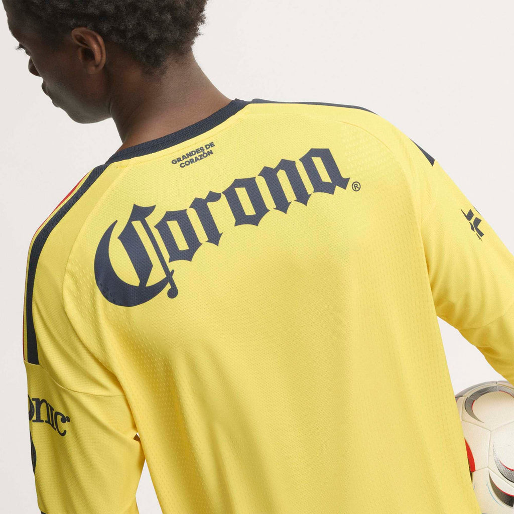 adidas CLUB AMERICA 26/27 HOME AUTHENTIC LONG SLEEVE JERSEY