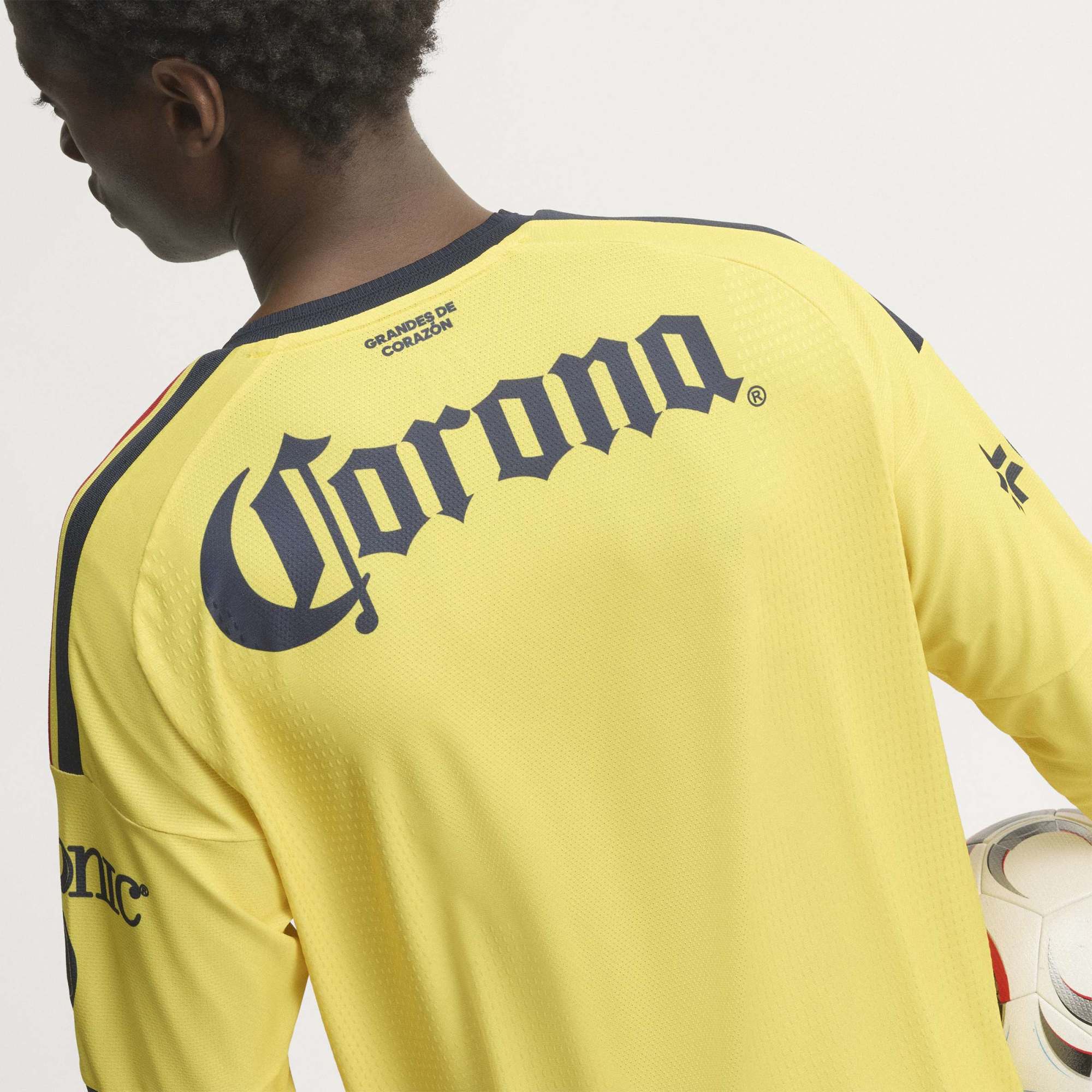 adidas CLUB AMERICA 26/27 HOME AUTHENTIC LONG SLEEVE JERSEY