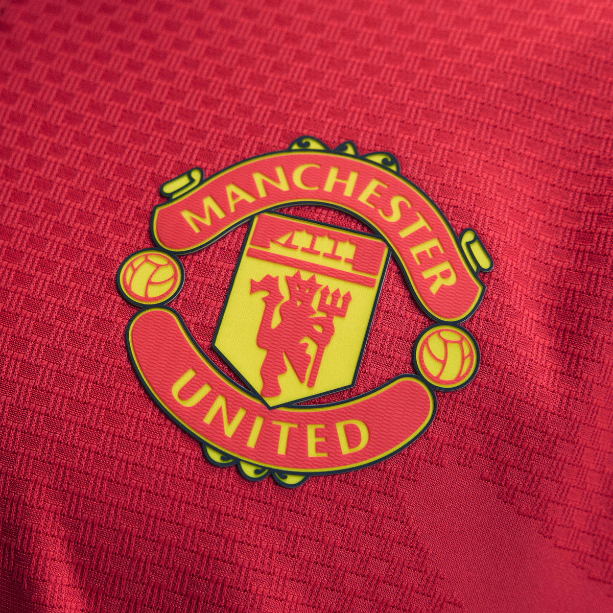 adidas Manchester United 26/27 Home Authentic Long Sleeve Jersey in MUFC Red – Photography HeroMrktng View 4