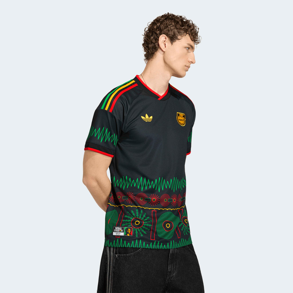 adidas Jamaica 26 x Bob Marley Away Men's Stadium Jersey - KD0957-ADIDAS by adidas | Available at Niky's Sports