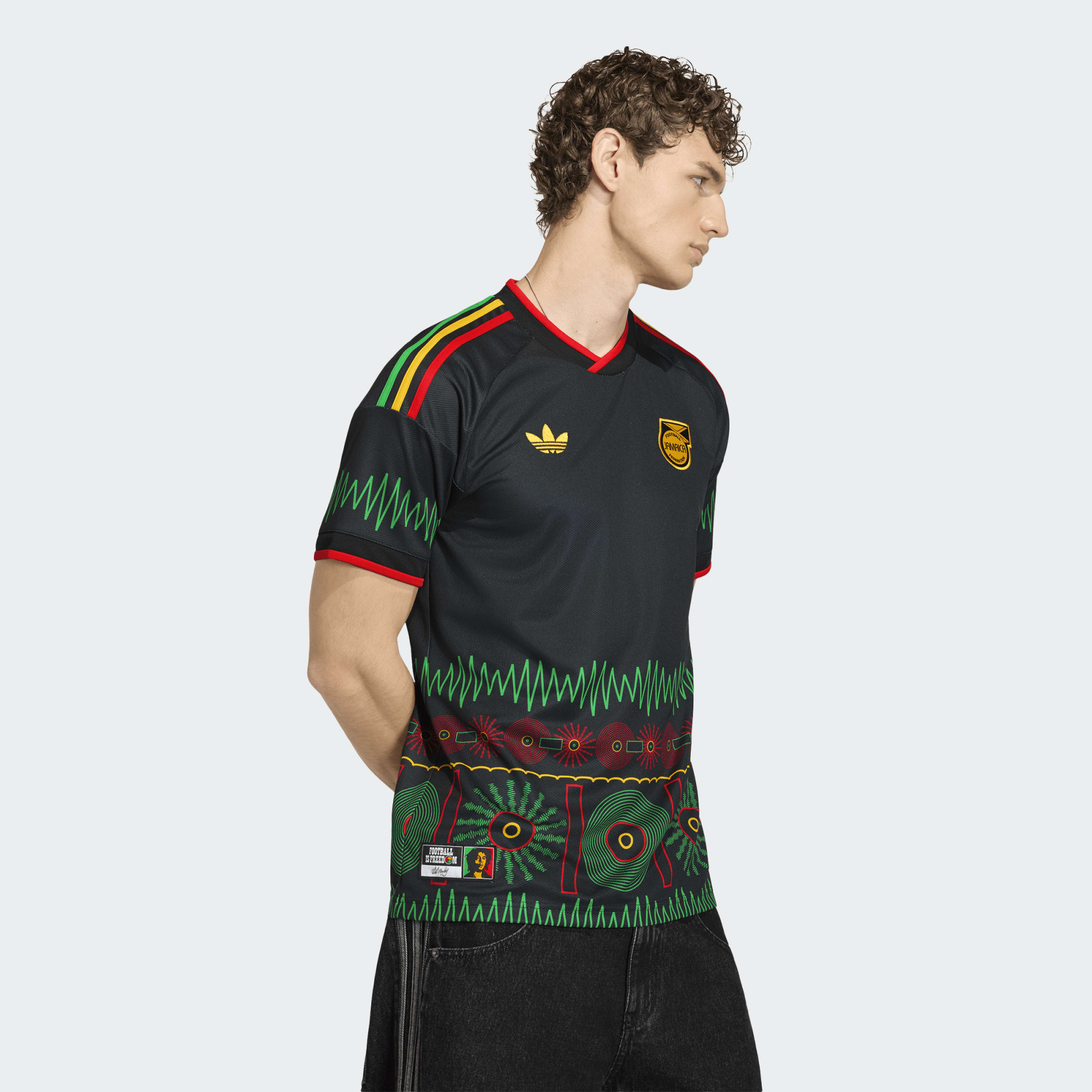 adidas Jamaica 26 x Bob Marley Away Men's Stadium Jersey - KD0957-ADIDAS by adidas | Available at Niky's Sports