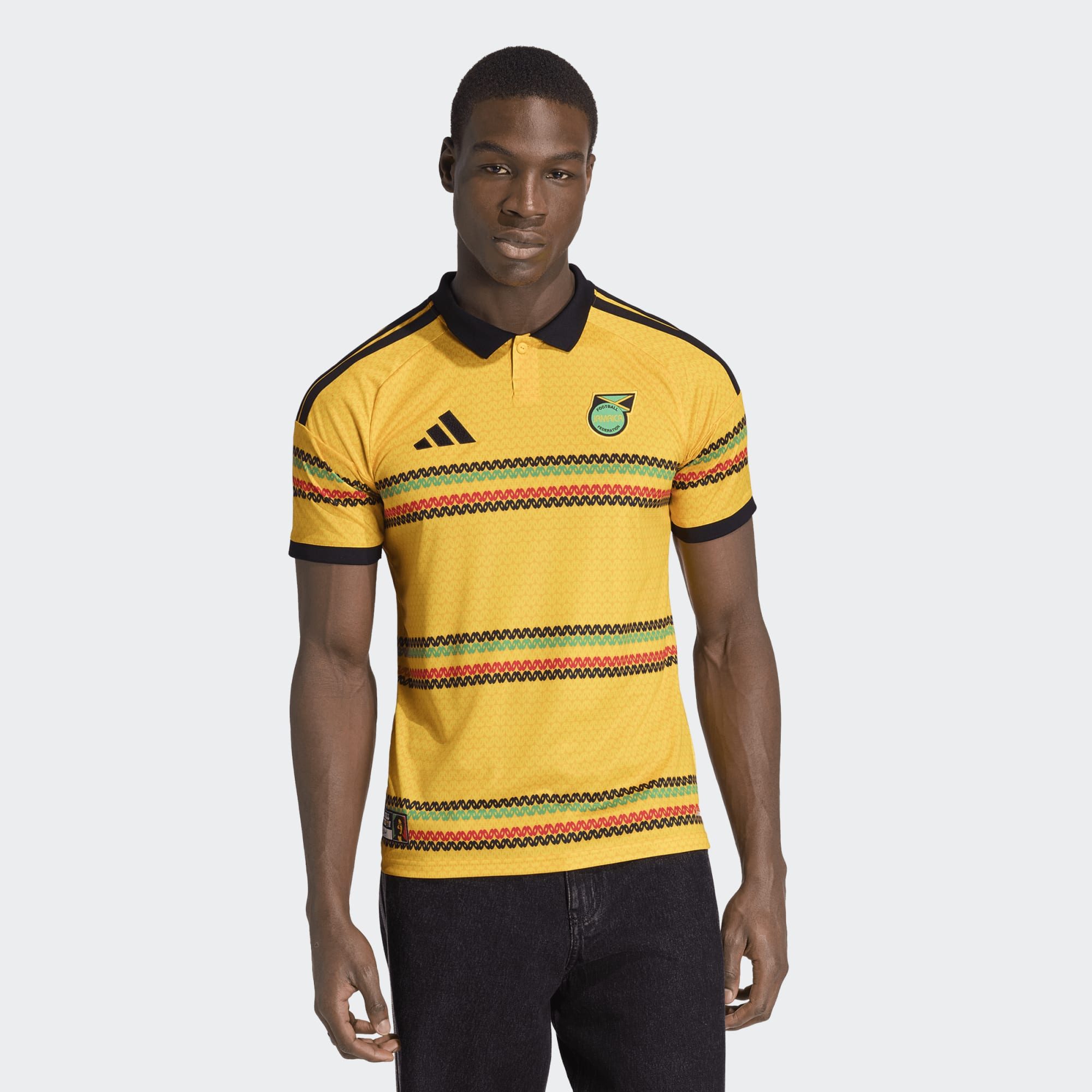 adidas Jamaica 26 x Bob Marley Home Men's Stadium Jersey - KD0959-ADIDAS by adidas | Available at Niky's Sports