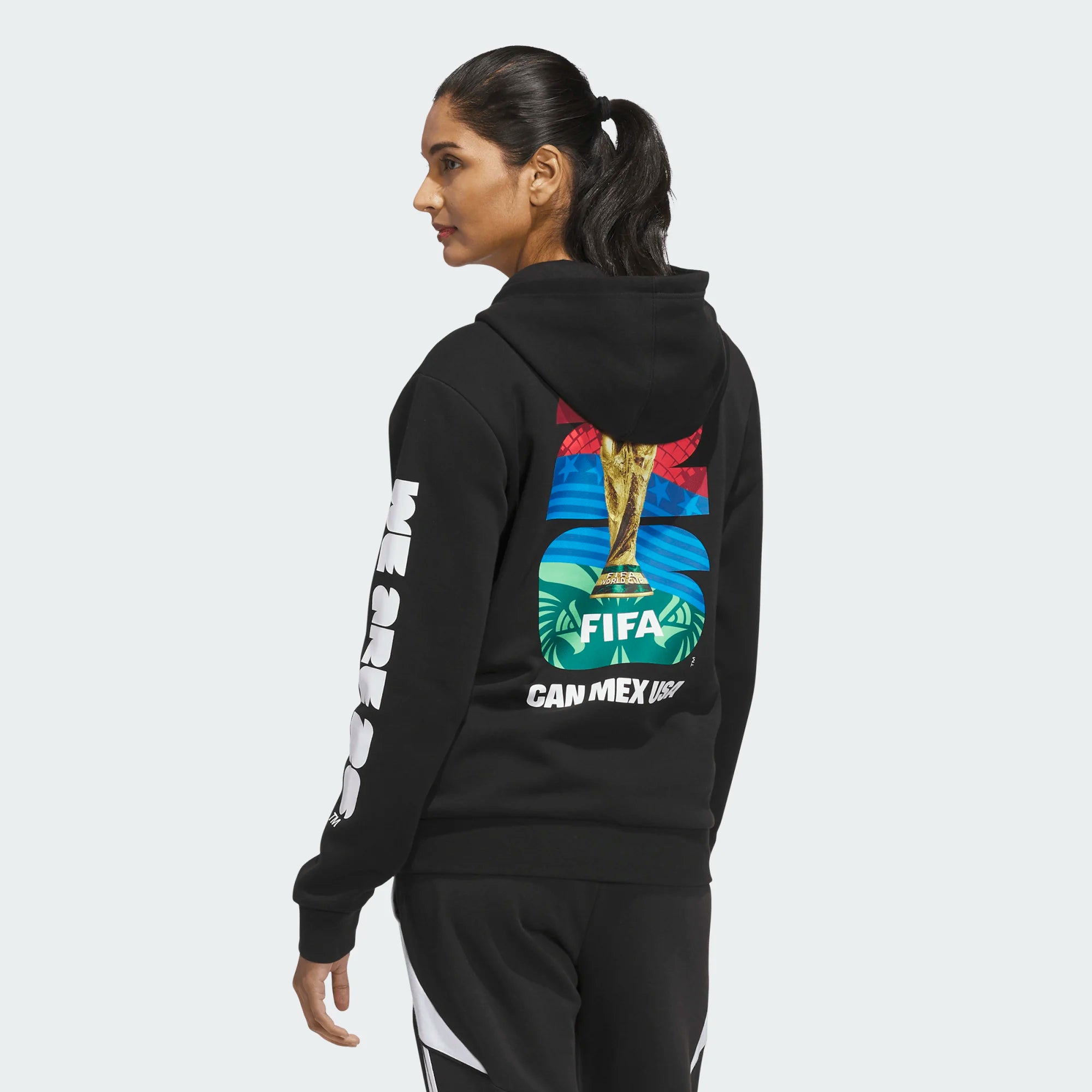 adidas FIFA World Cup 26™ Match Ball Graphic Hoodie Women's - KD5378-ADIDAS by adidas | Available at Niky's Sports