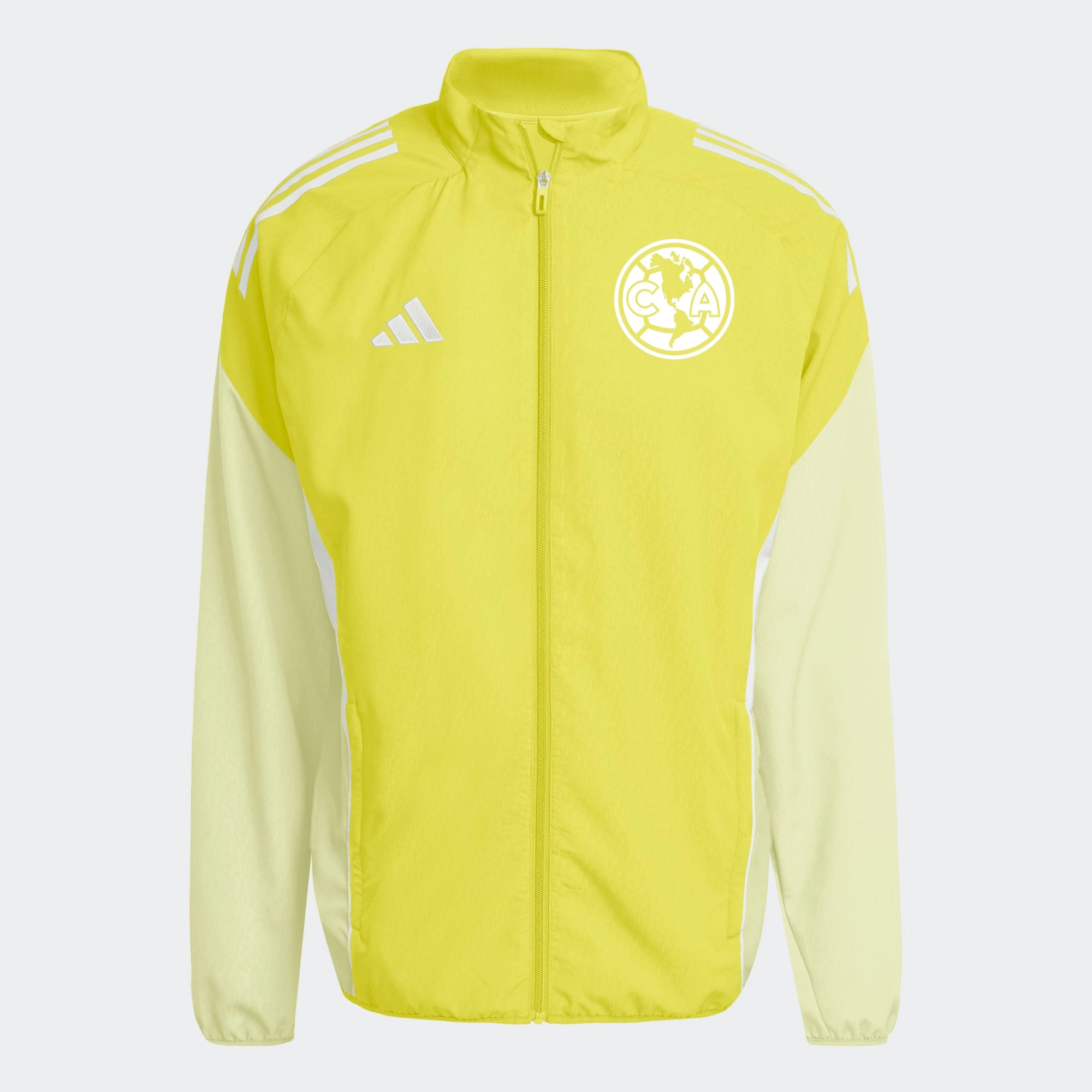 adidas Club America TIRO25 COMPETITION PRESENTATION JACKET Yellow - KE7918-ADIDAS by adidas | Available at Niky's Sports