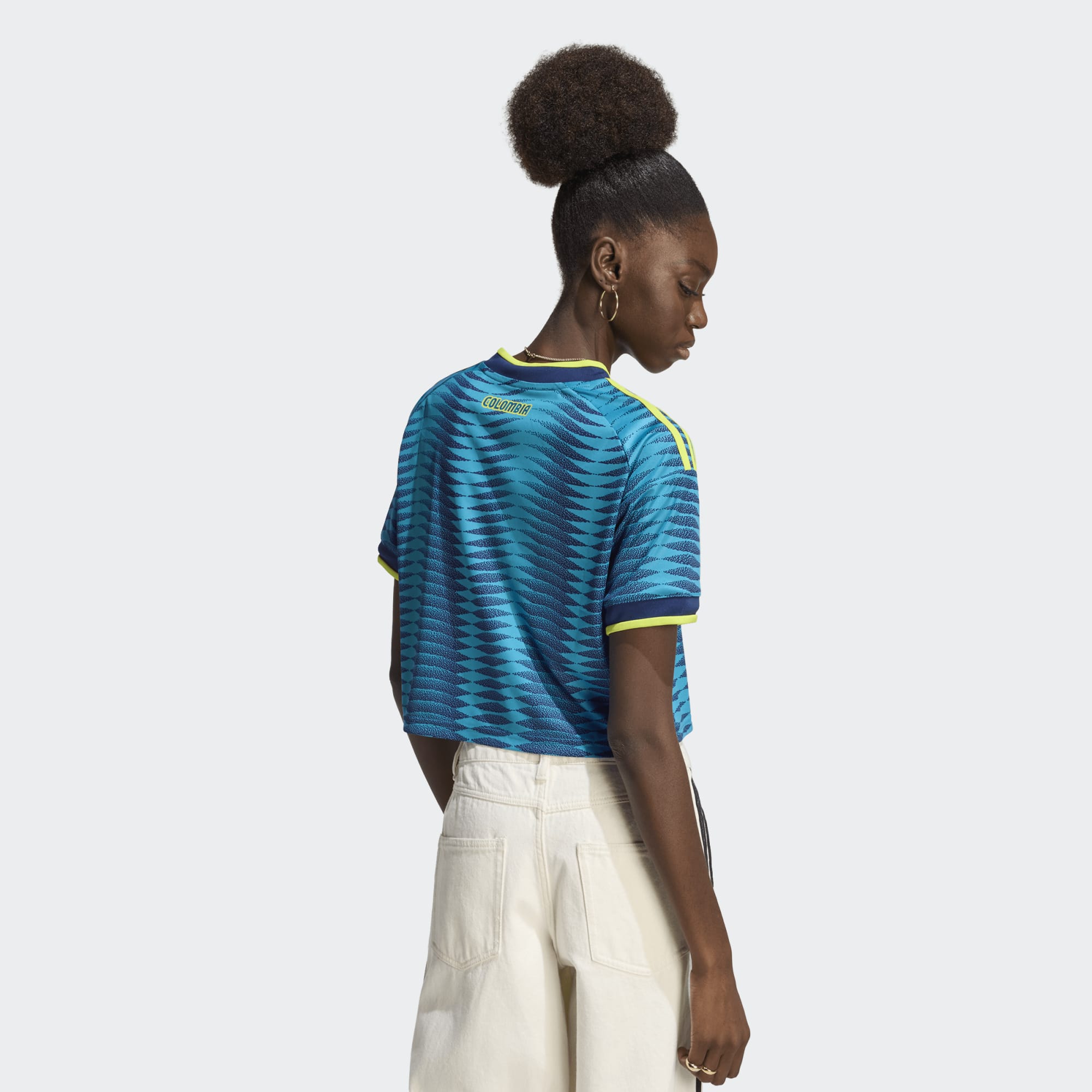 adidas Colombia 26 Away Women's Cropped Jersey - KE8088-ADIDAS by adidas | Available at Niky's Sports