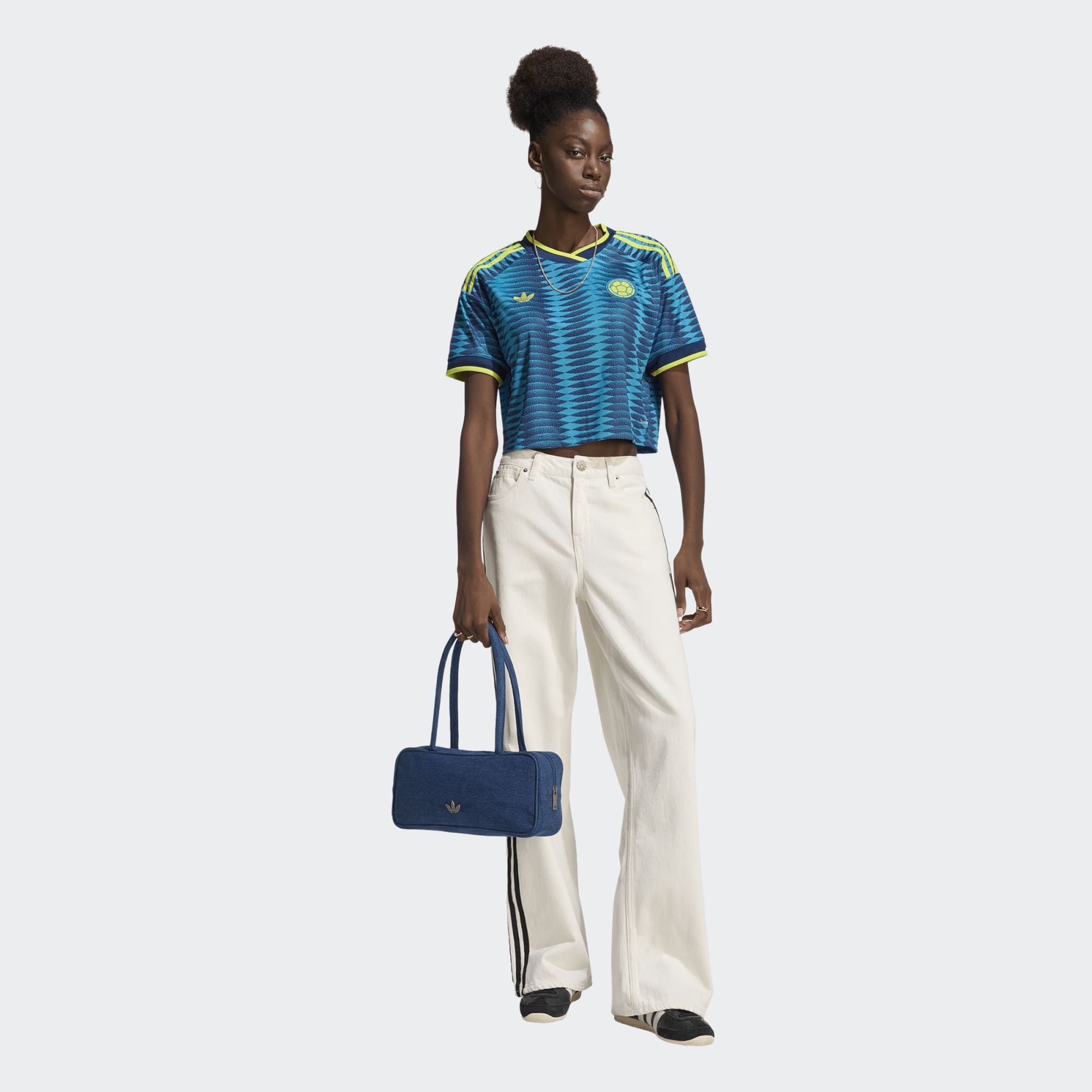 adidas Colombia 26 Away Women's Cropped Jersey - KE8088-ADIDAS by adidas | Available at Niky's Sports