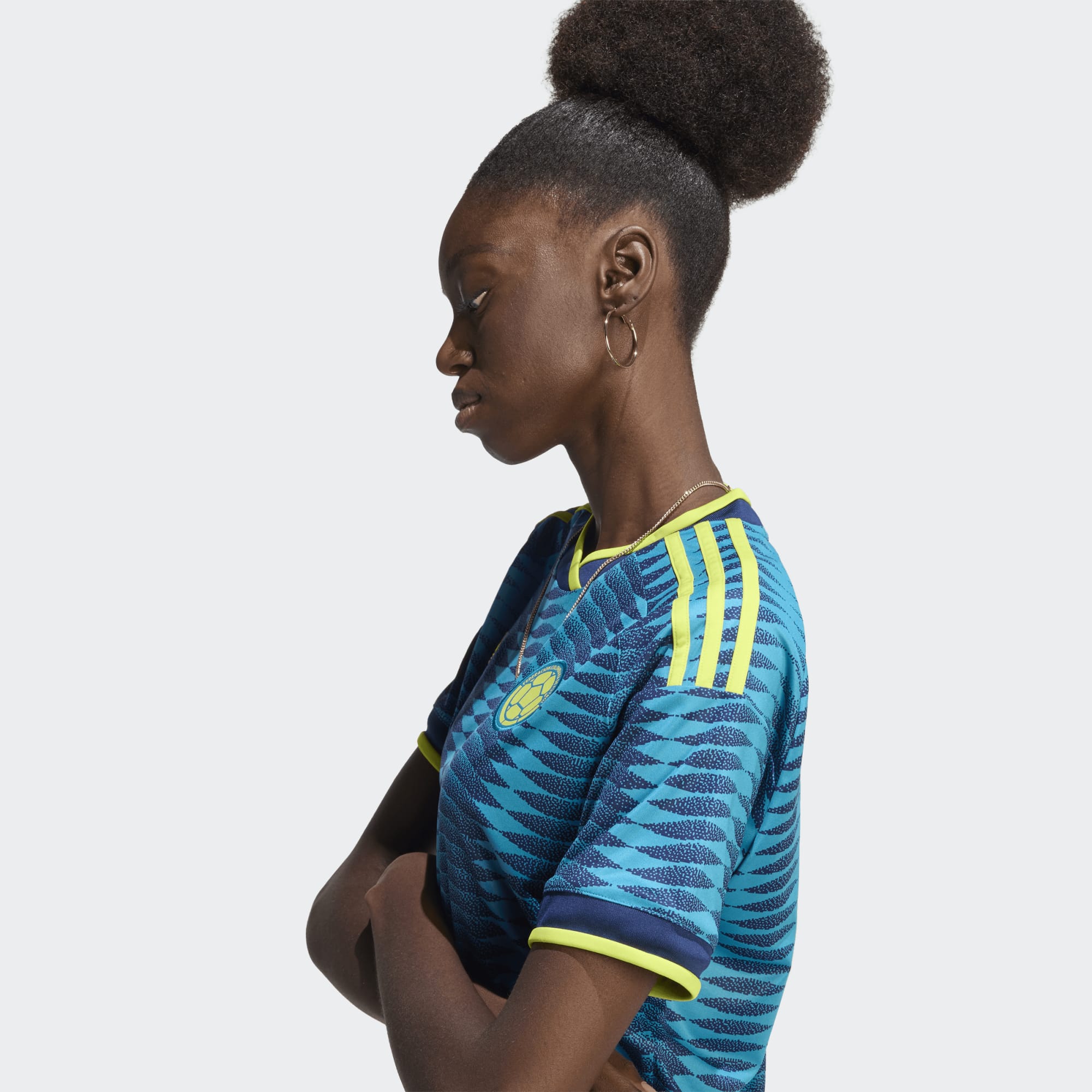 adidas Colombia 26 Away Women's Cropped Jersey - KE8088-ADIDAS by adidas | Available at Niky's Sports