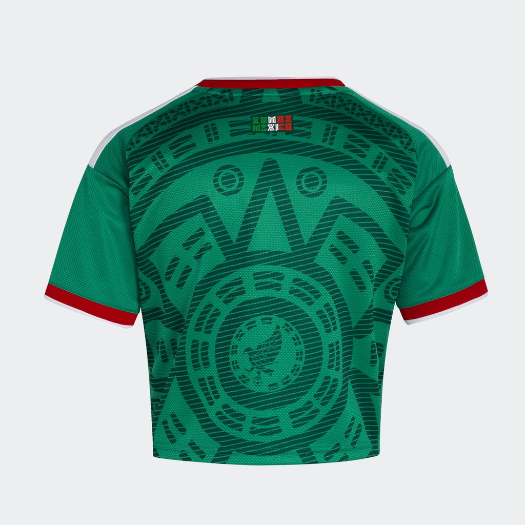 adidas Mexico 26 Home Cropped Women's Jersey - KE9975-ADIDAS by adidas | Available at Niky's Sports
