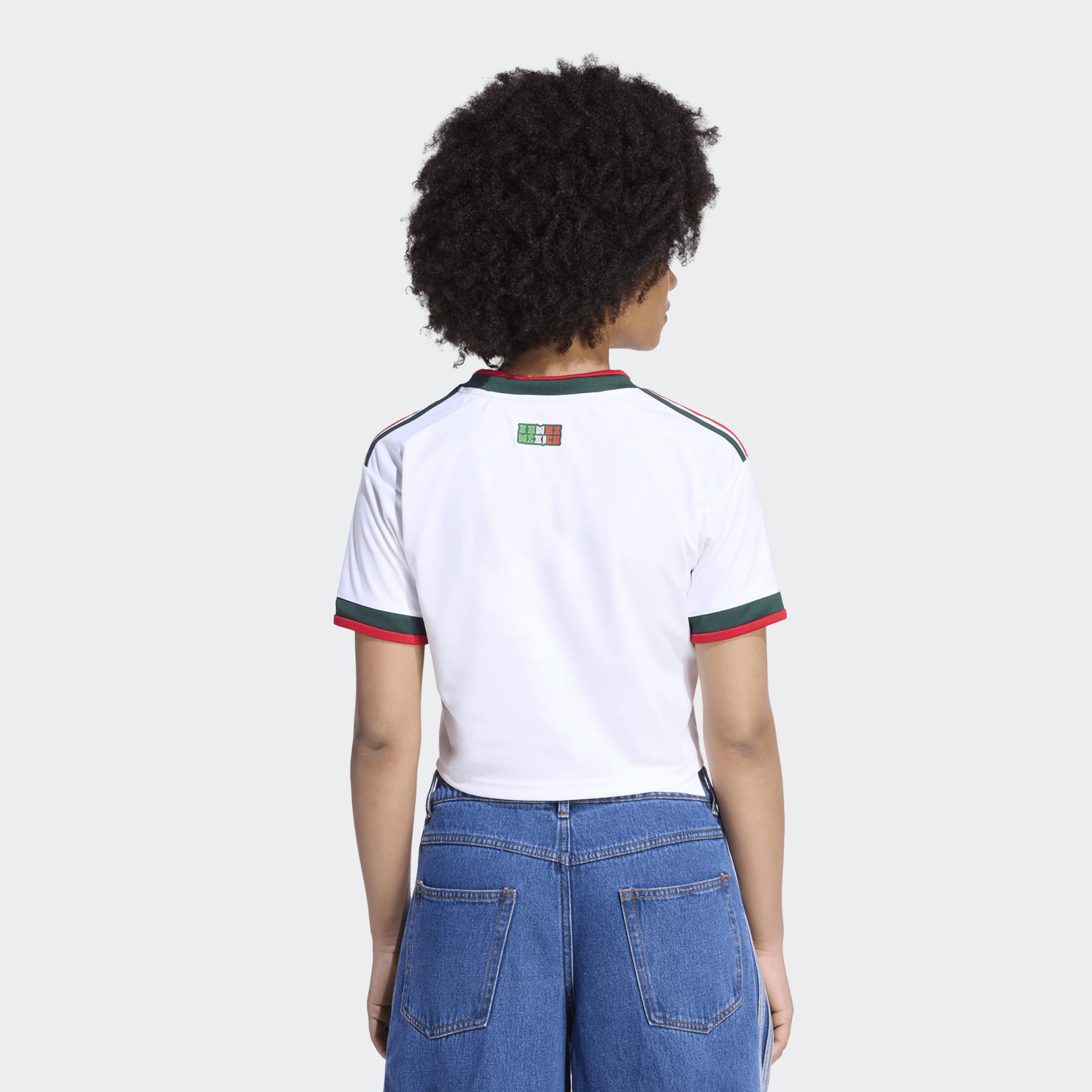 adidas Mexico 26 Away Cropped Women's Jersey - KE9976-ADIDAS by adidas | Available at Niky's Sports