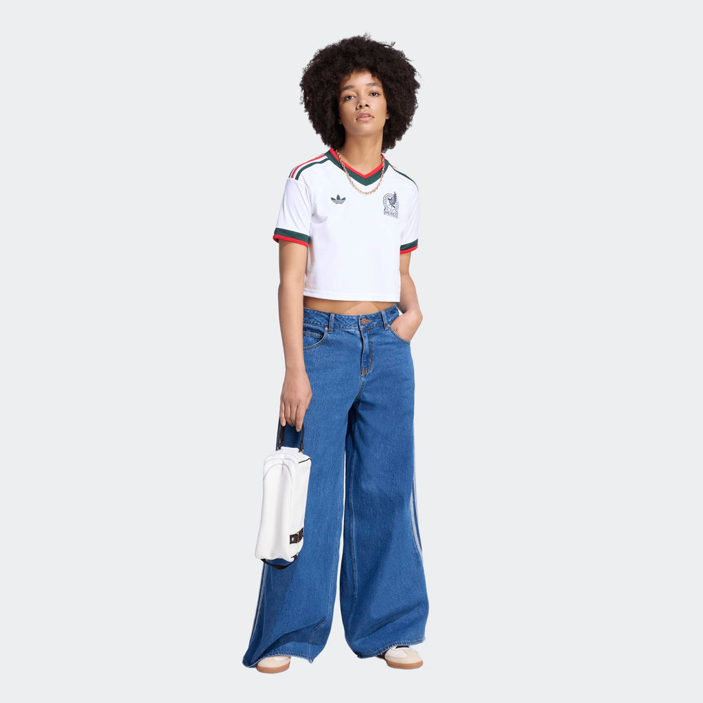adidas Mexico 26 Away Cropped Women's Jersey - KE9976-ADIDAS by adidas | Available at Niky's Sports