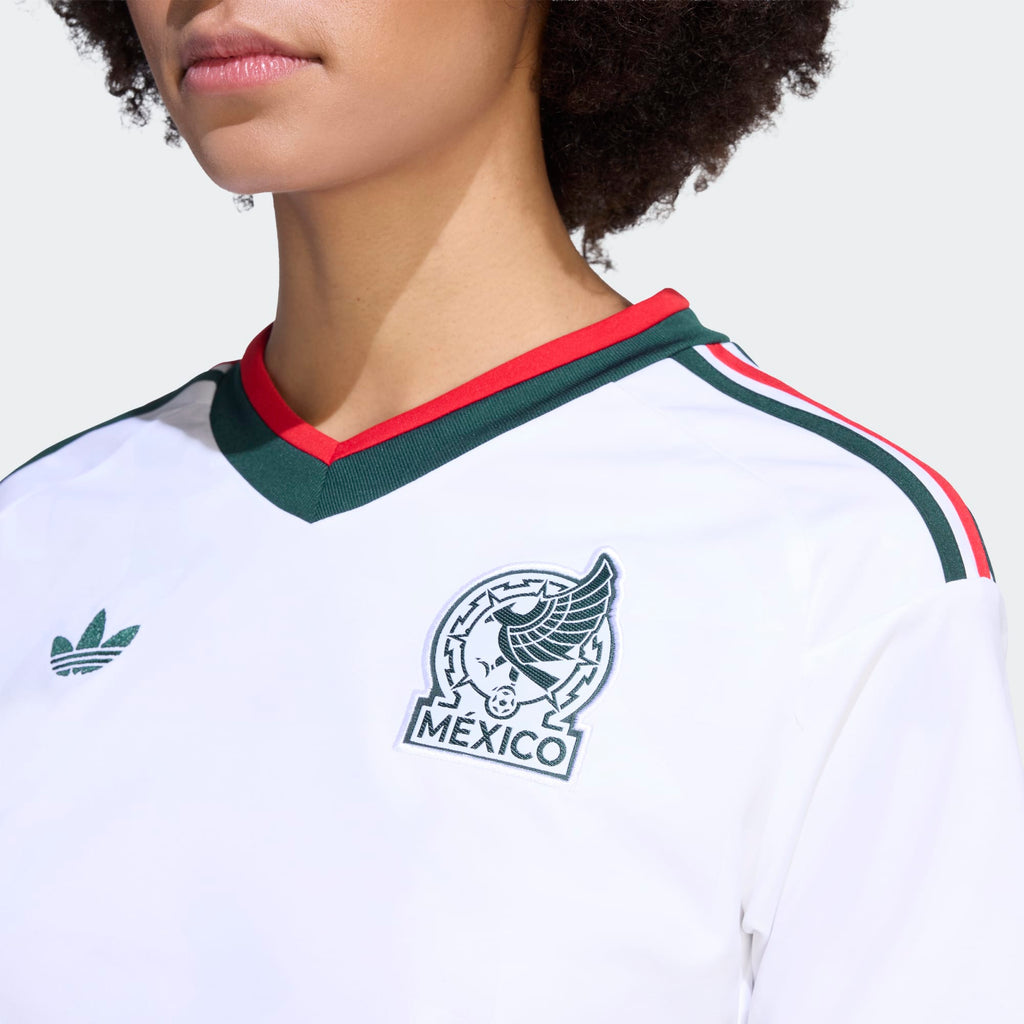 adidas Mexico 26 Away Cropped Women's Jersey - KE9976-ADIDAS by adidas | Available at Niky's Sports