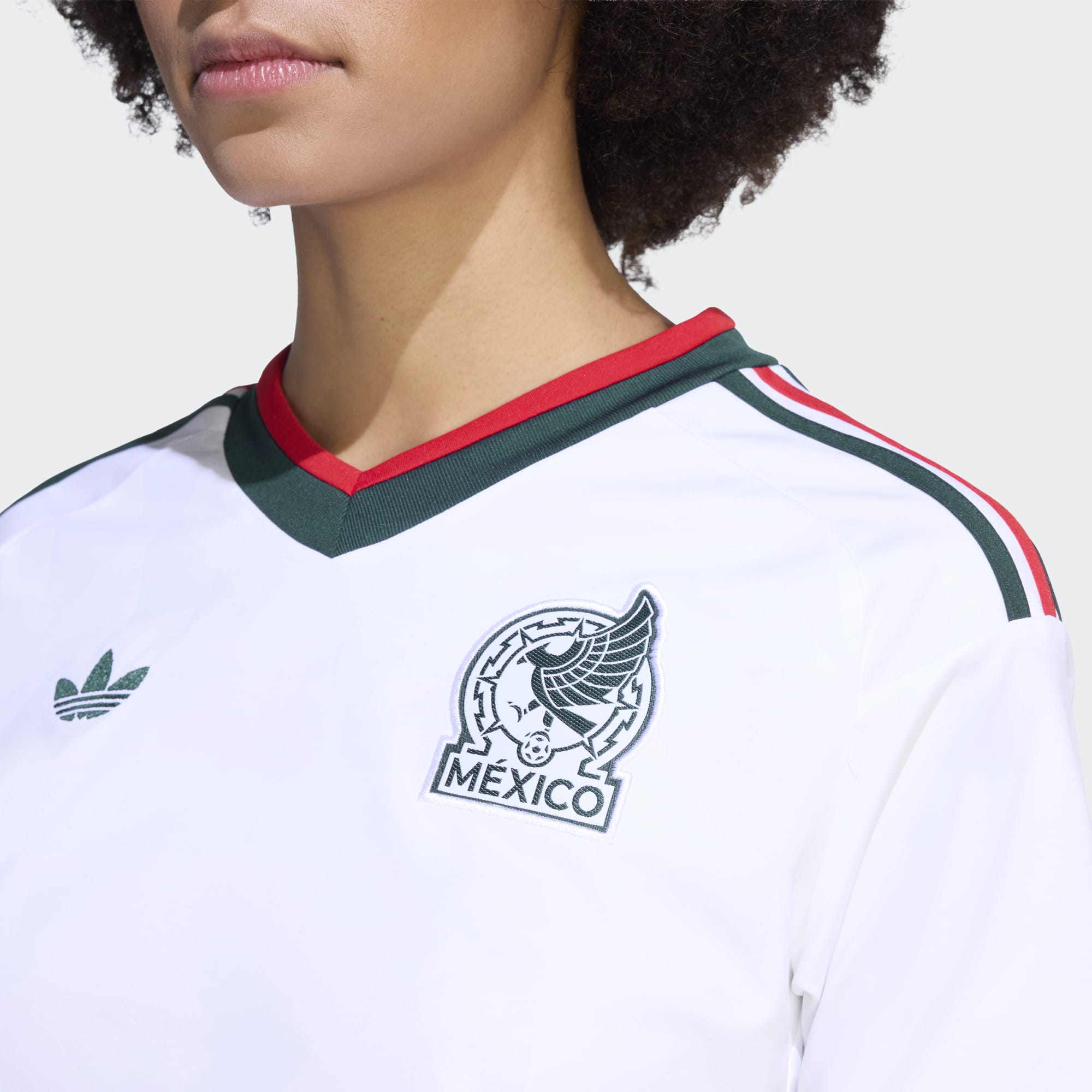 adidas Mexico 26 Away Cropped Women's Jersey - KE9976-ADIDAS by adidas | Available at Niky's Sports