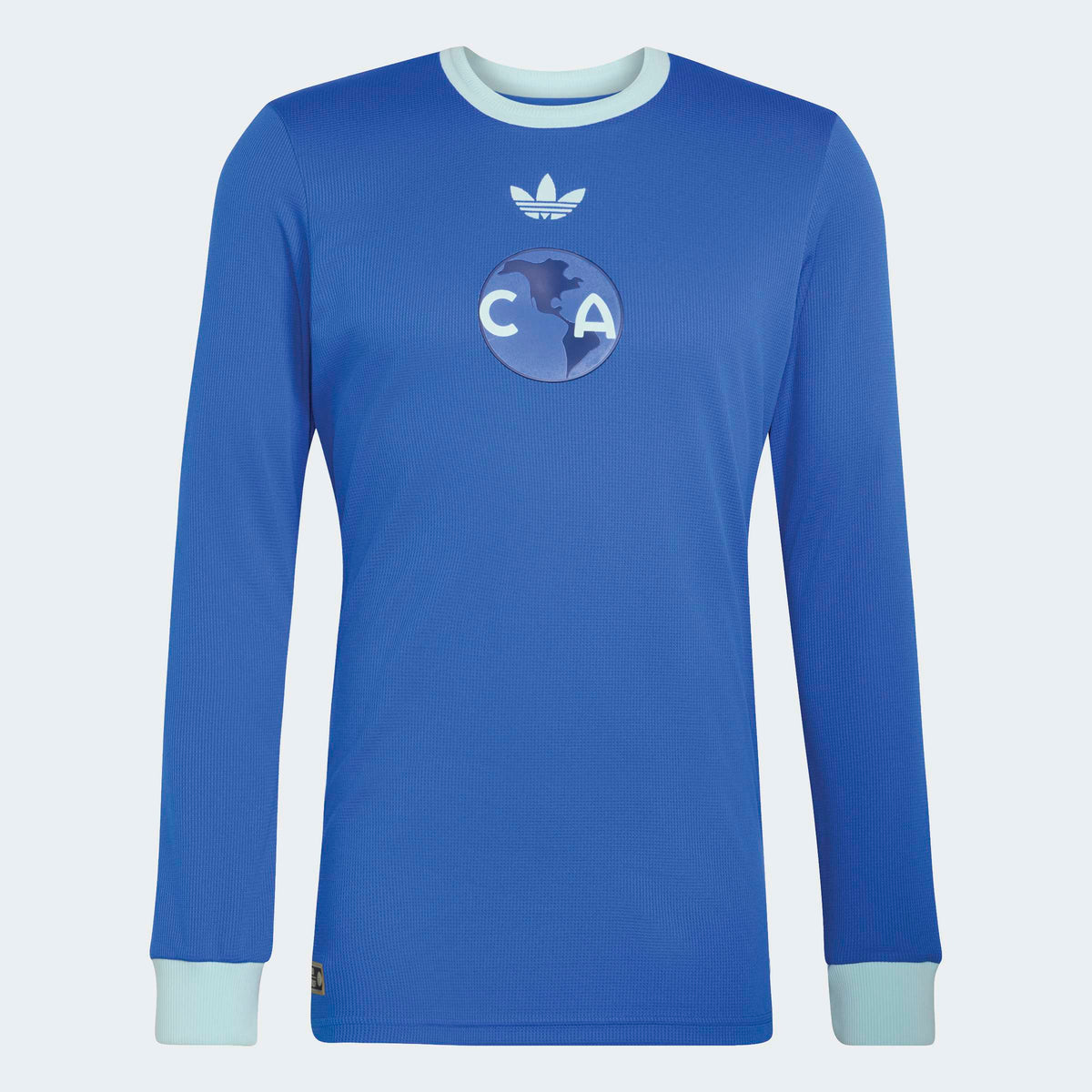 adidas Club America 26/27 Anniversary Jersey Long Sleeve in Hi-Res Blue, front view