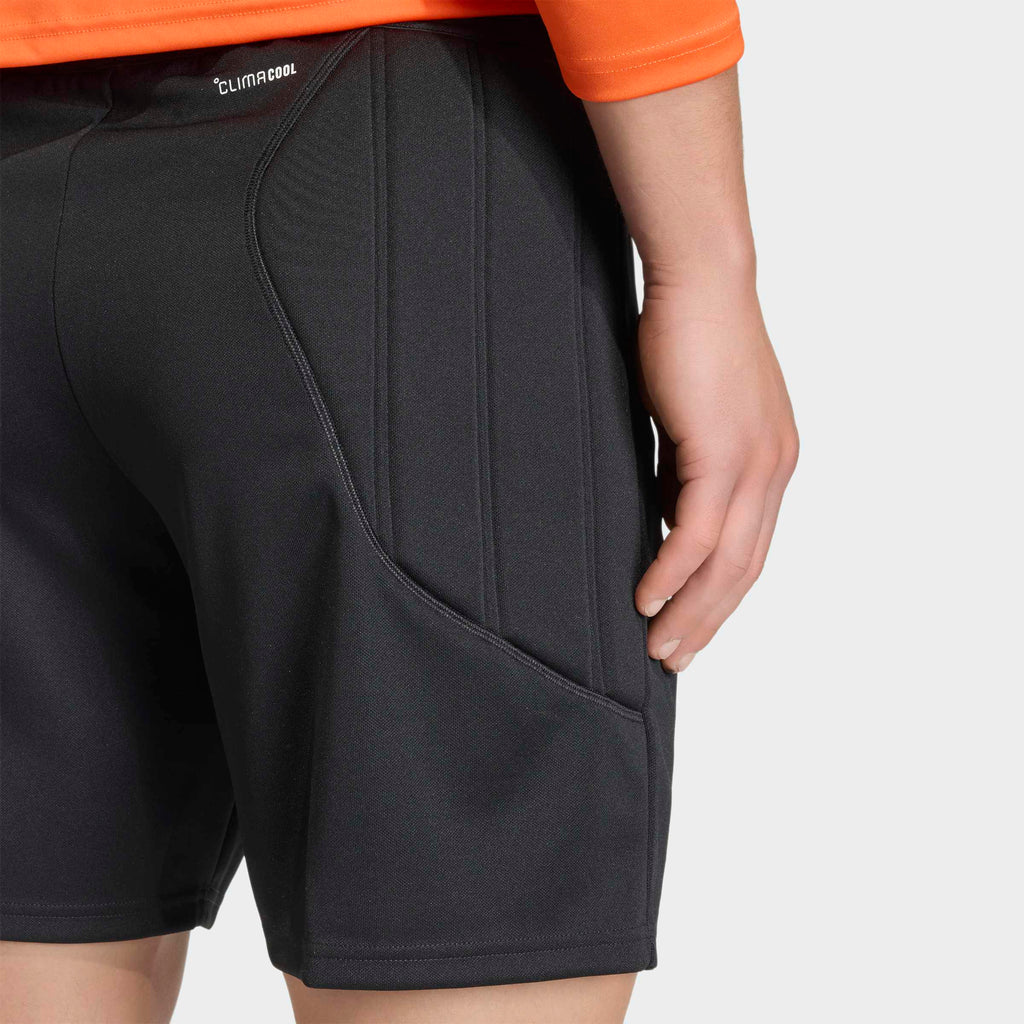 adidas Tierro 26 Goalkeeper Shorts in Black, detail view