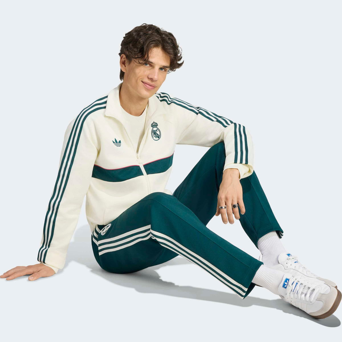 adidas Real Madrid Originals Track Top – model Walking View