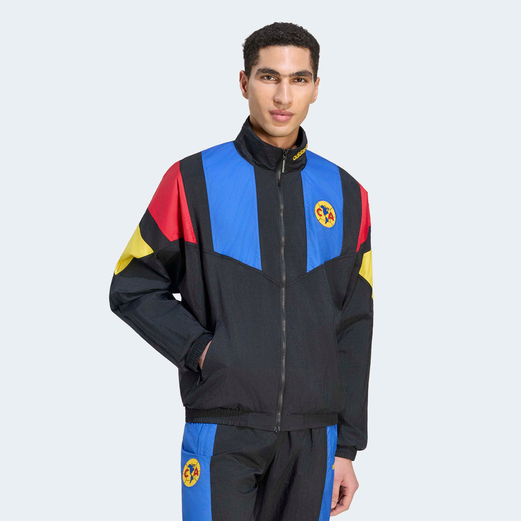 adidas Club America EQT Track Top – Black – model Standard View
