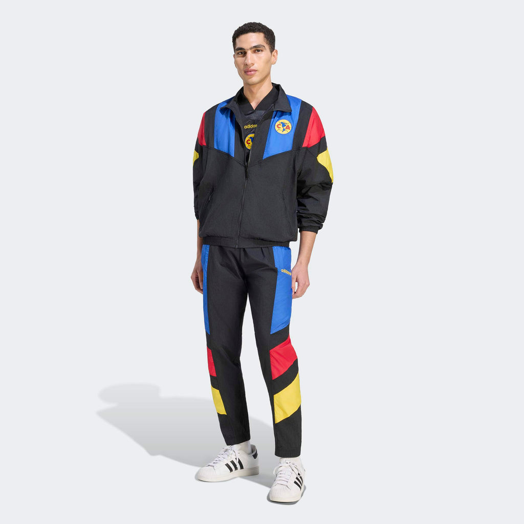 adidas Club America EQT Track Top – Black – model Walking View