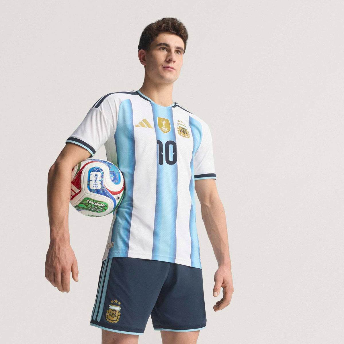 adidas Argentina 26 Home Authentic Messi Jersey