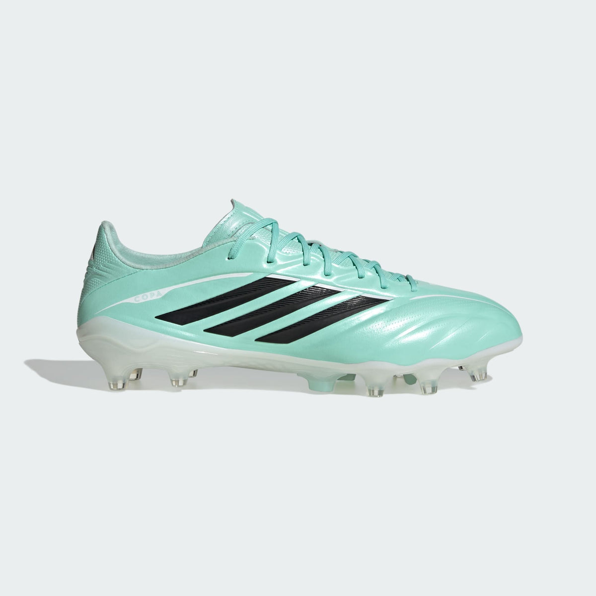 adidas Copa Pure IV Elite FG soccer cleats KI0592, Clear Mint/Core Black/Cloud White, side view