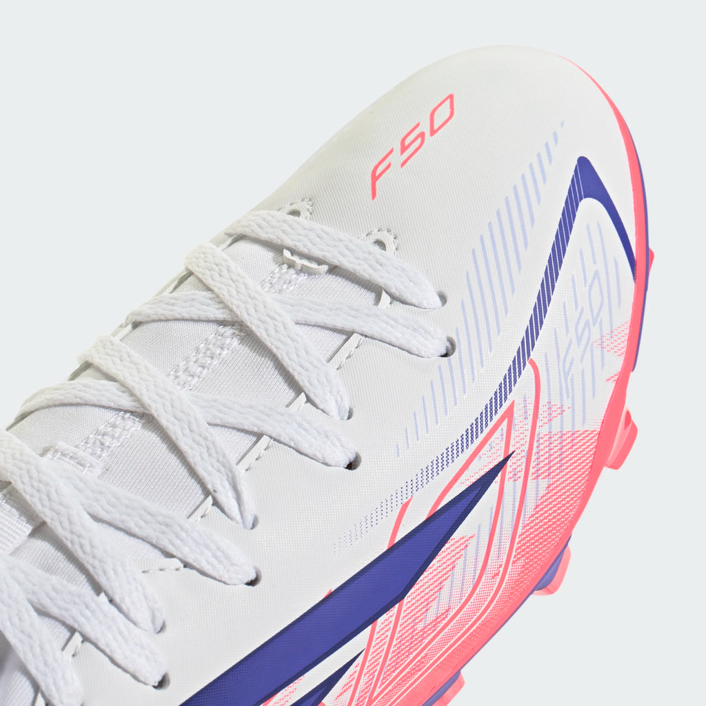 ADIDAS F50 Hyperfast Club Mid Firm Ground / Multi Ground Football Boots Kids - KJ0670 by Adidas | Available at Niky's Sports