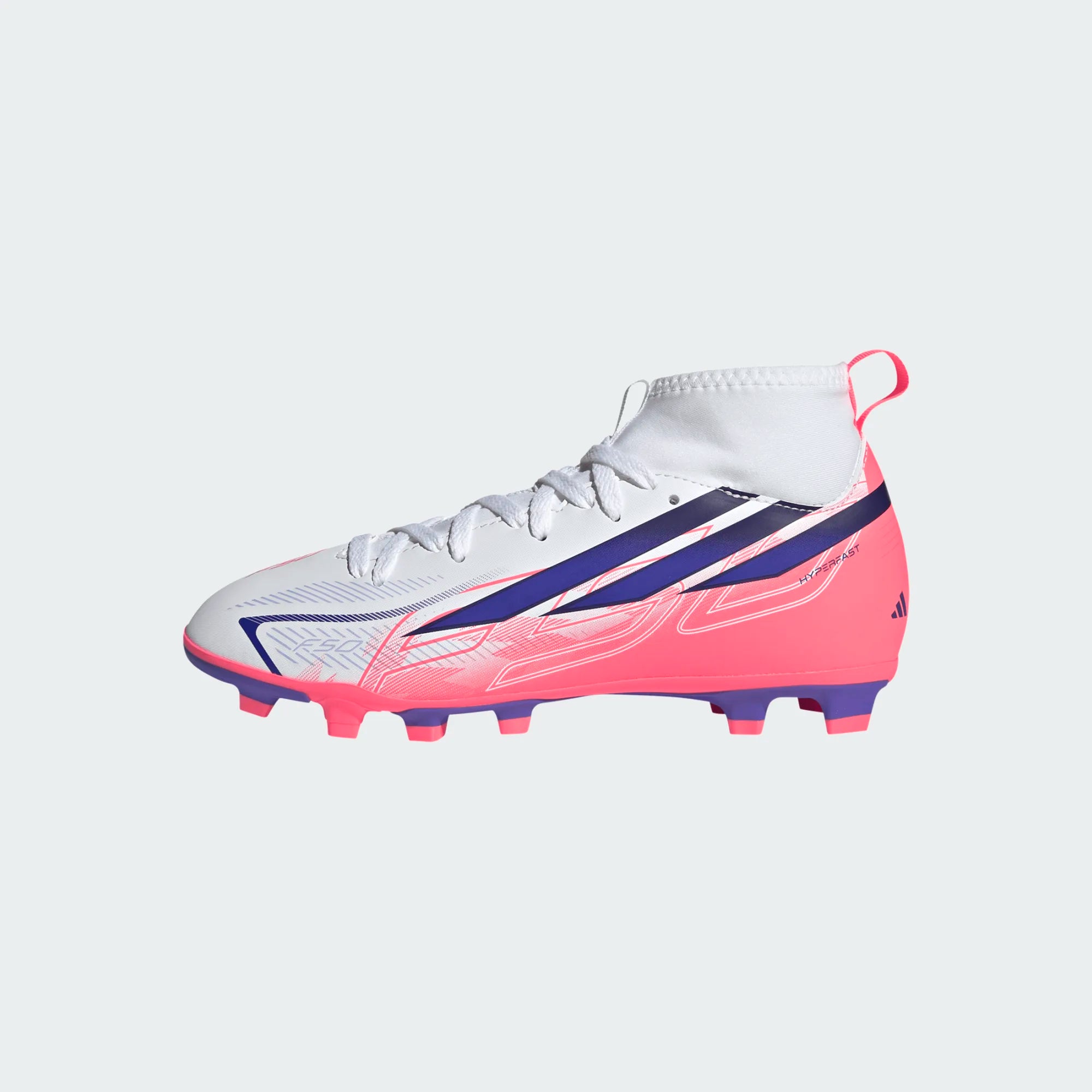 ADIDAS F50 Hyperfast Club Mid Firm Ground / Multi Ground Football Boots Kids - KJ0670 by Adidas | Available at Niky's Sports