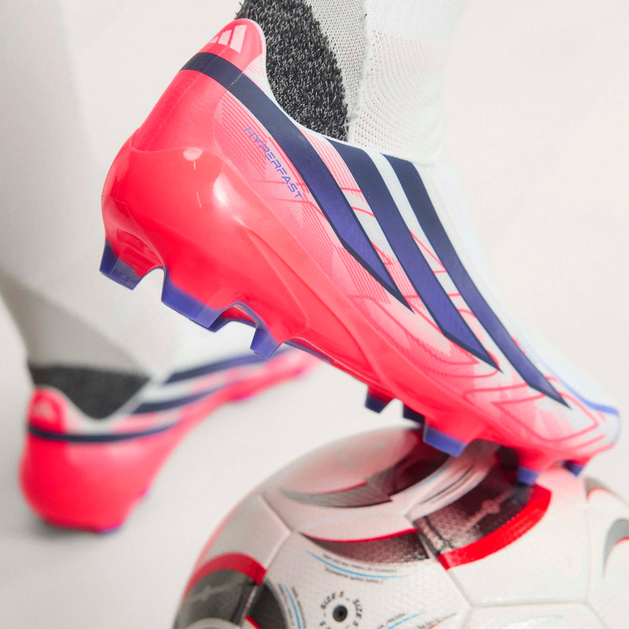 adidas F50 Hyperfast League Laceless Firm Ground Football Boots - KJ3415 by adidas | Available at Niky's Sports